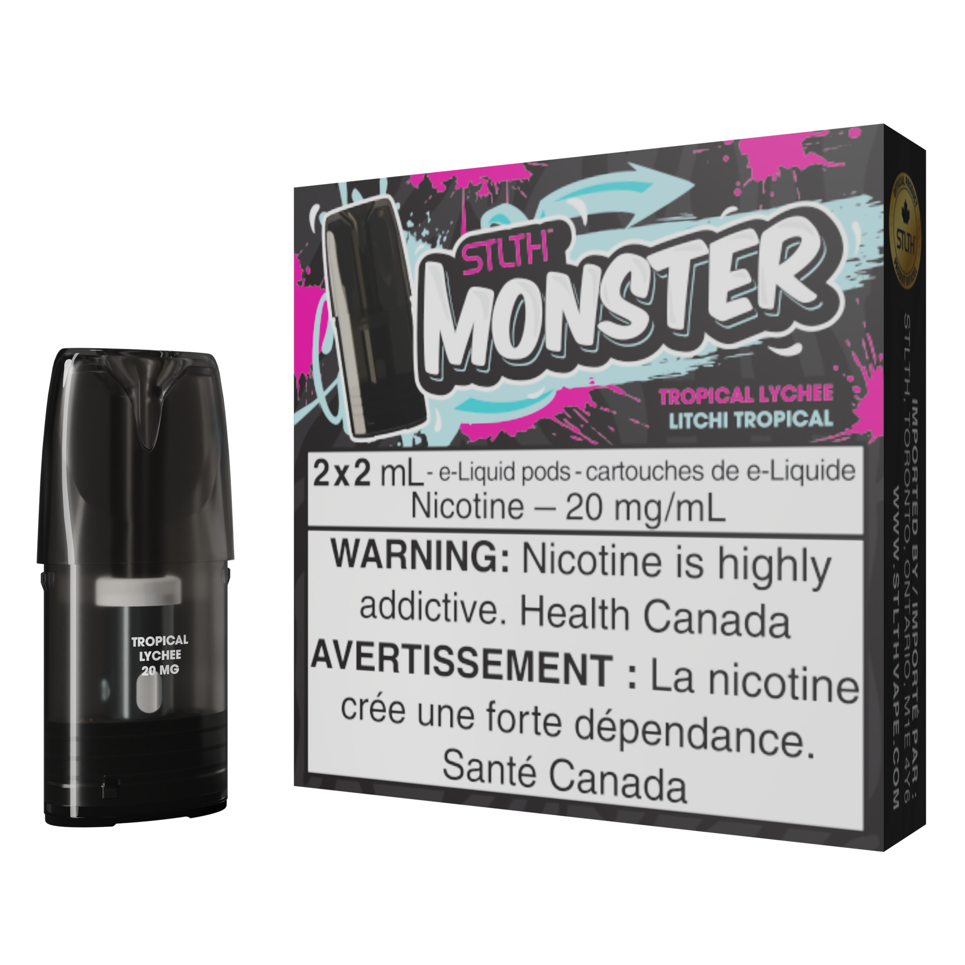 STLTH MONSTER Pod Pack - Tropical Lychee