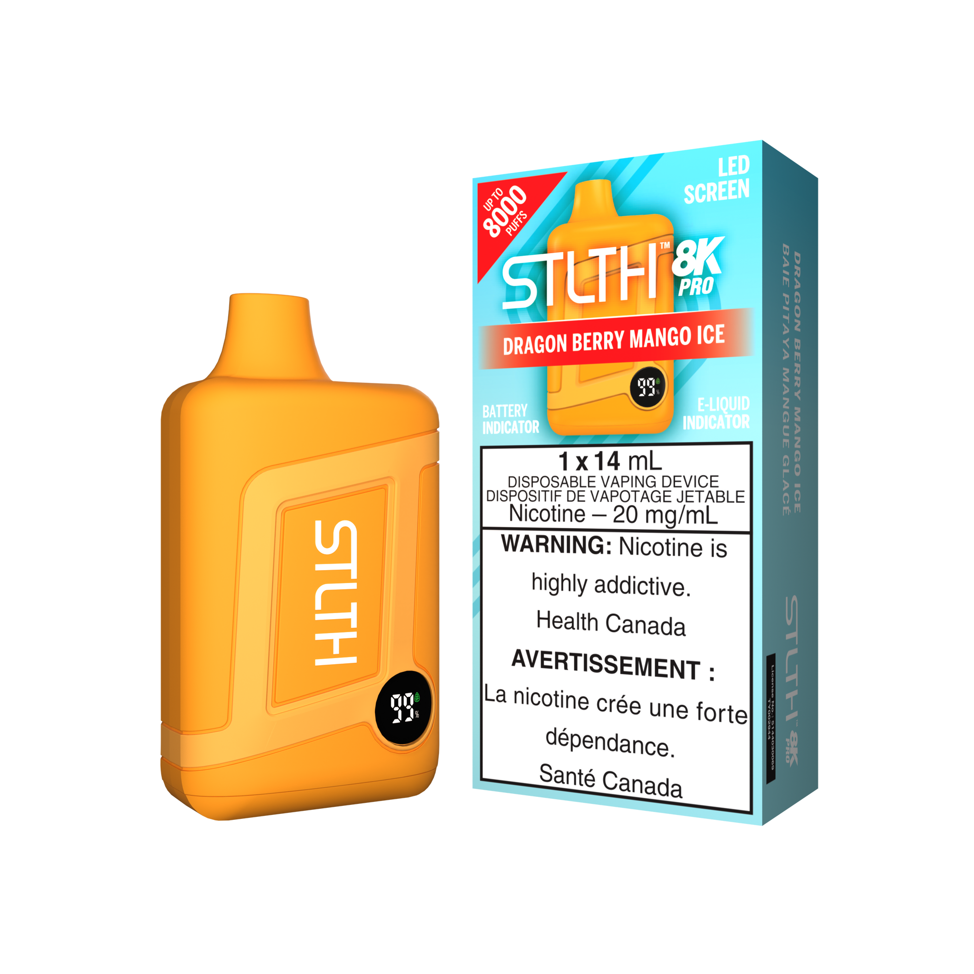 STLTH 8K PRO - Dragon Berry Mango Ice