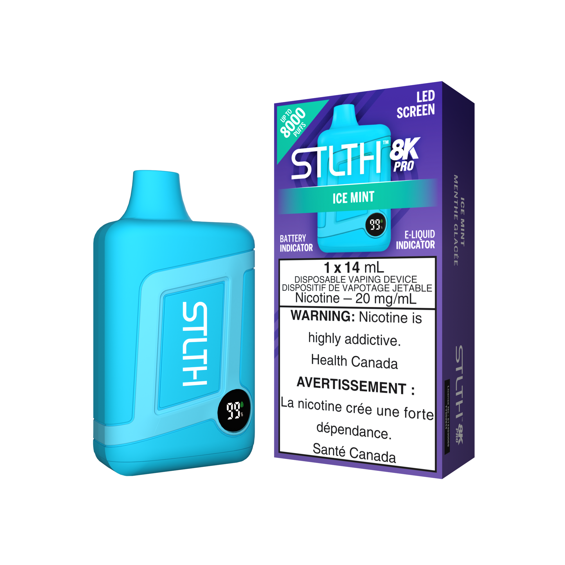 STLTH 8K PRO - Ice Mint