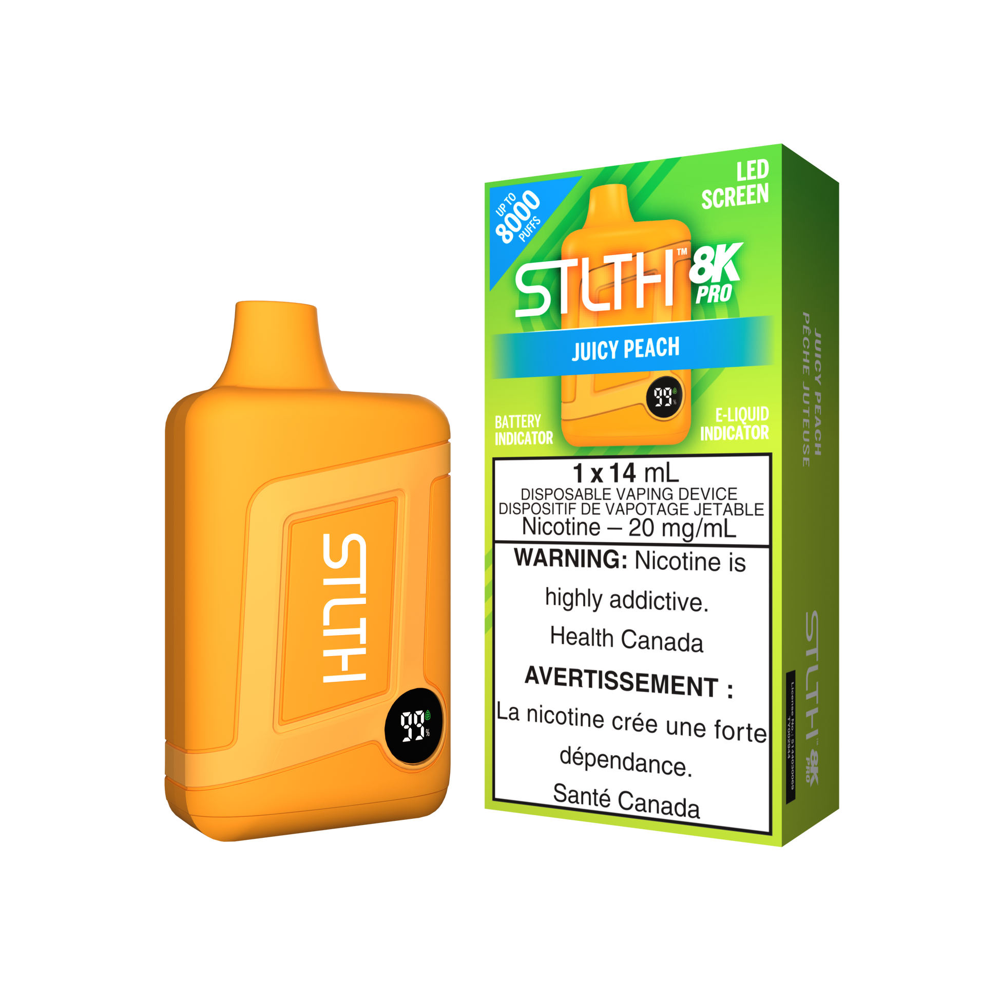 STLTH 8K PRO - Juicy Peach