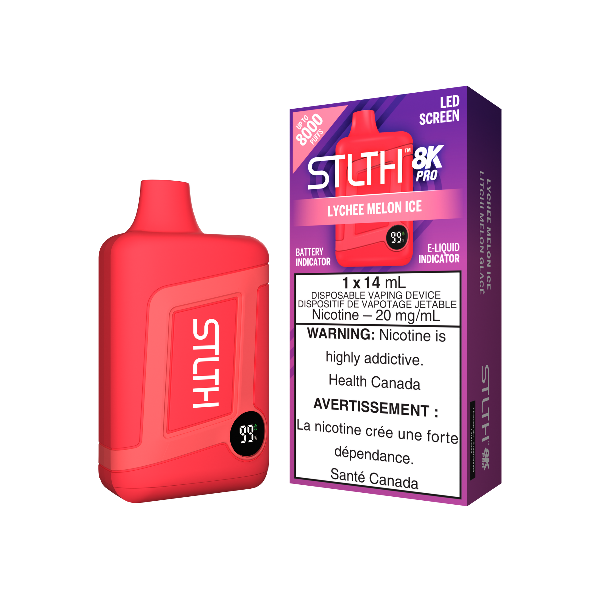 STLTH 8K PRO - Lychee Melon Ice