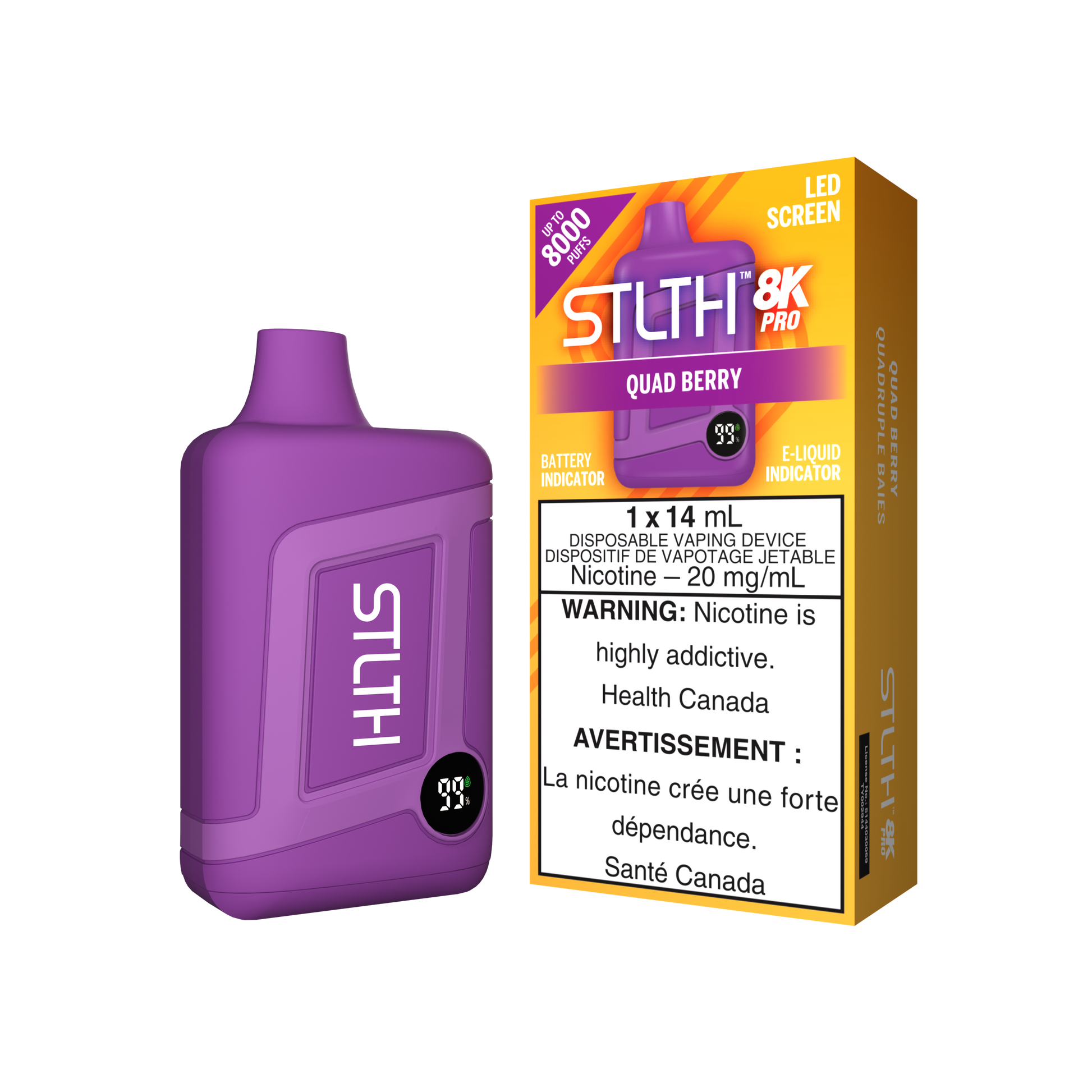 STLTH 8K PRO - Quad Berry