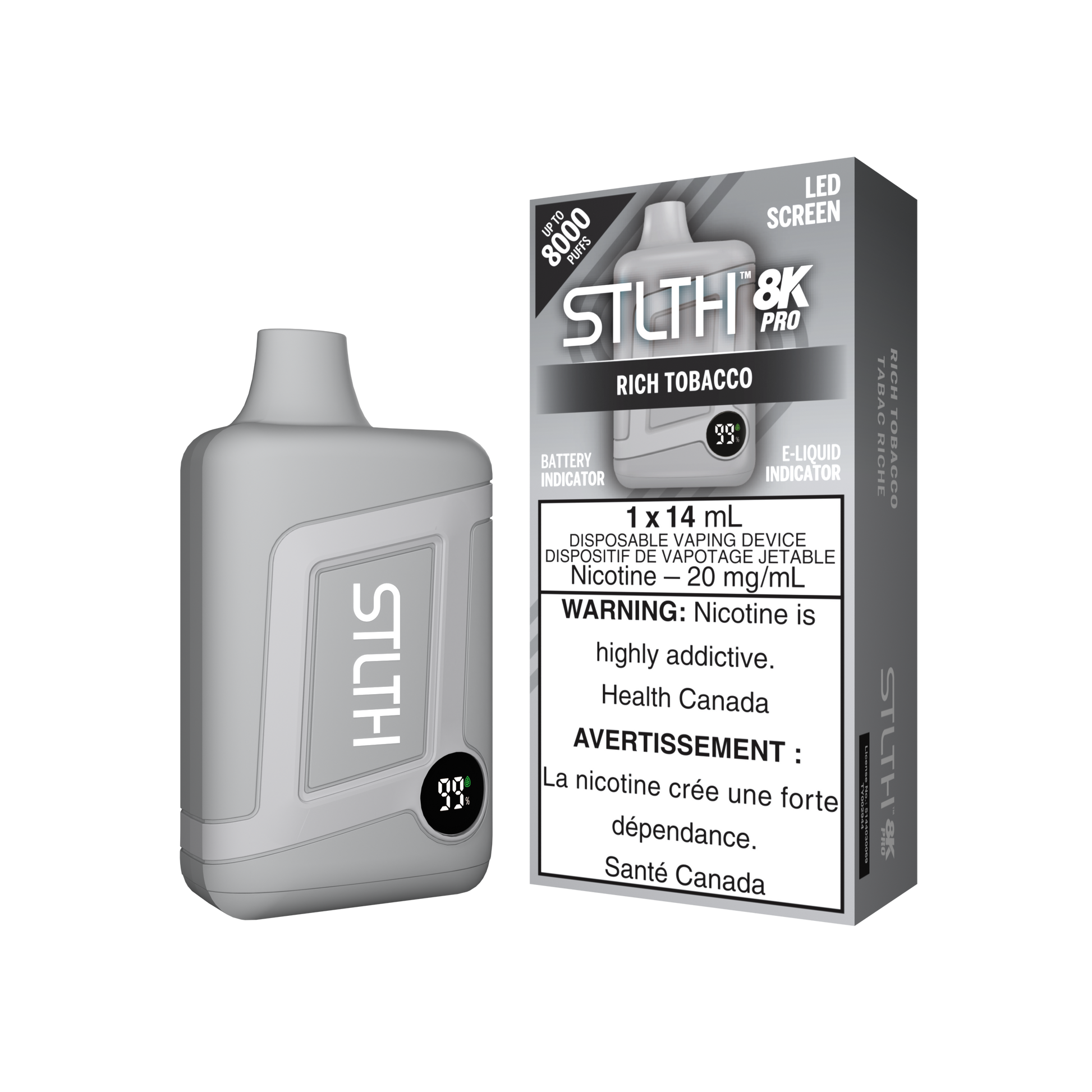 STLTH 8K PRO - Rich Tobacco