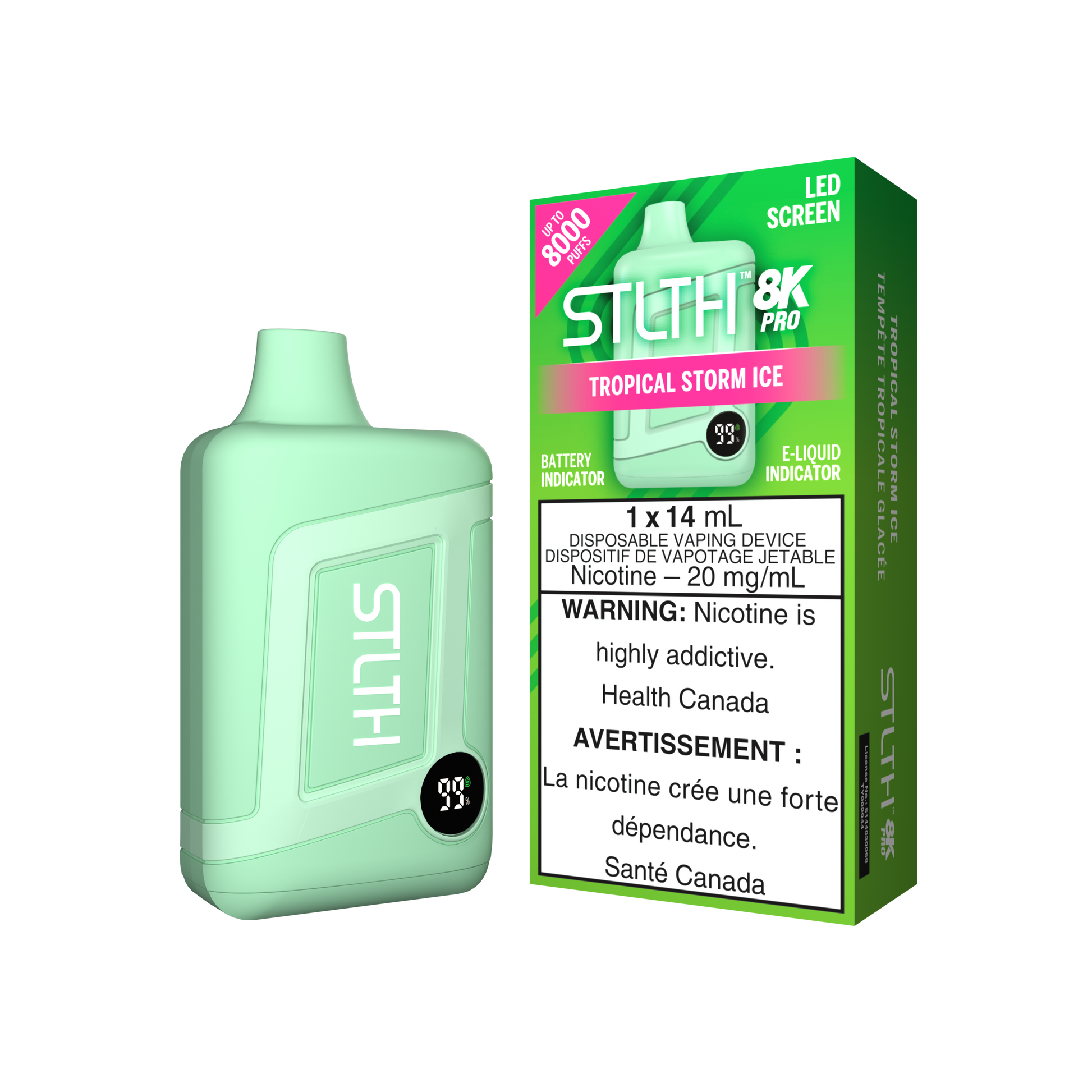 STLTH 8K PRO - Tropical Storm Ice