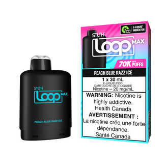 STLTH LOOP MAX POD PACK - Peach Blue Razz Ice