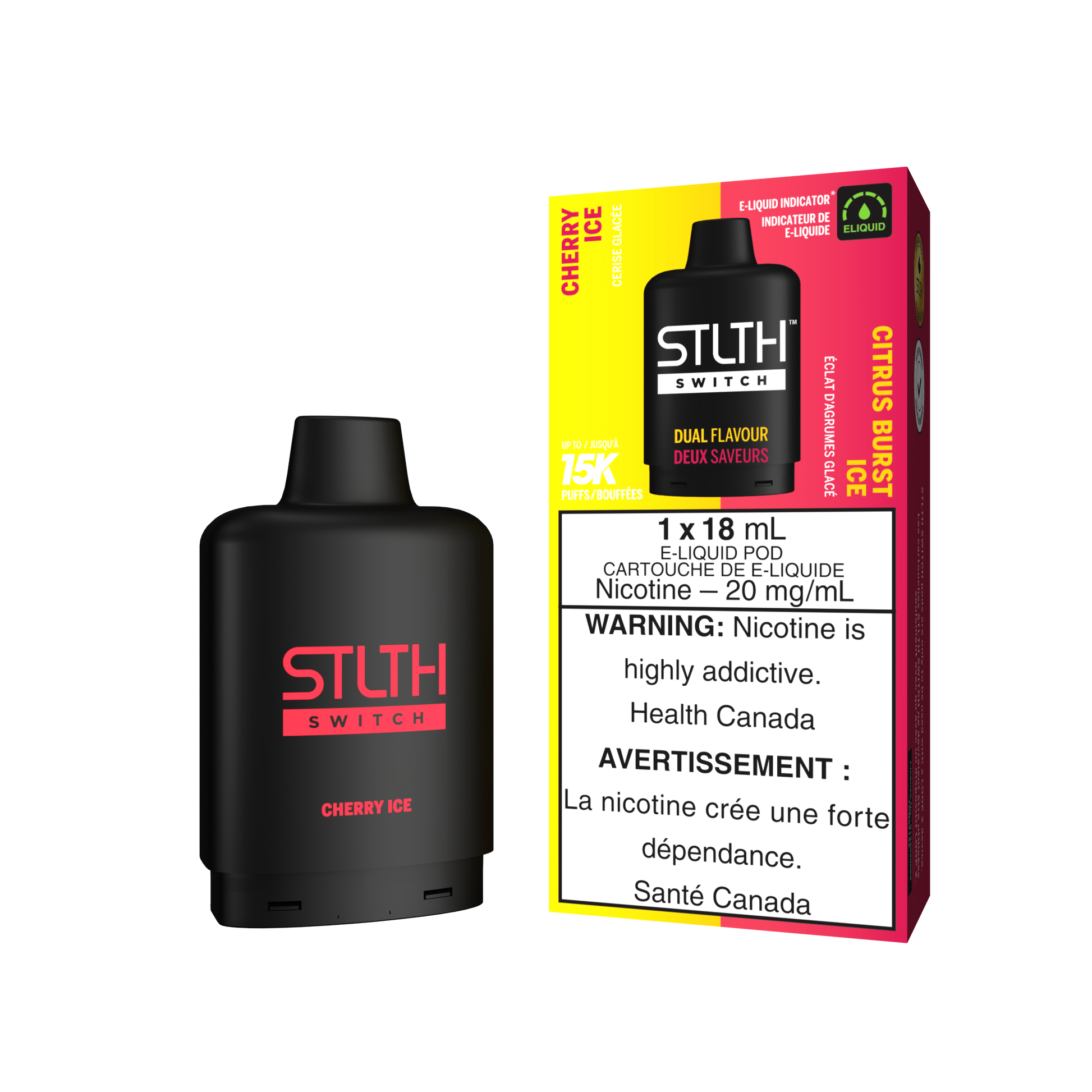 STLTH SWITCH Pod Pack - Cherry Ice / Citrus Burst Ice