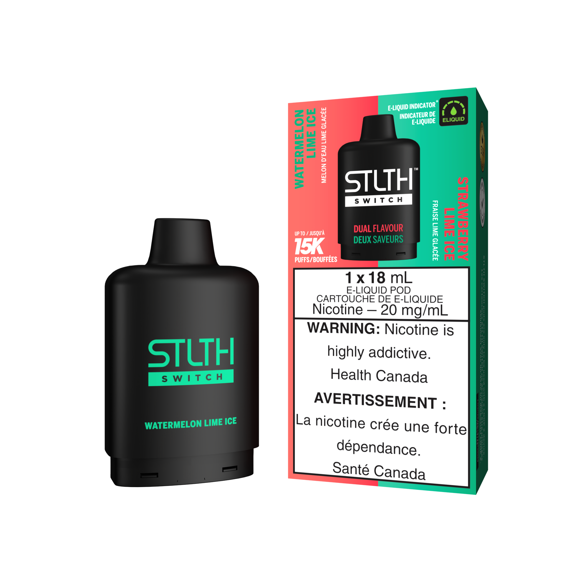 STLTH SWITCH Pod Pack - Watermelon Lime Ice / Strawberry Lime Ice