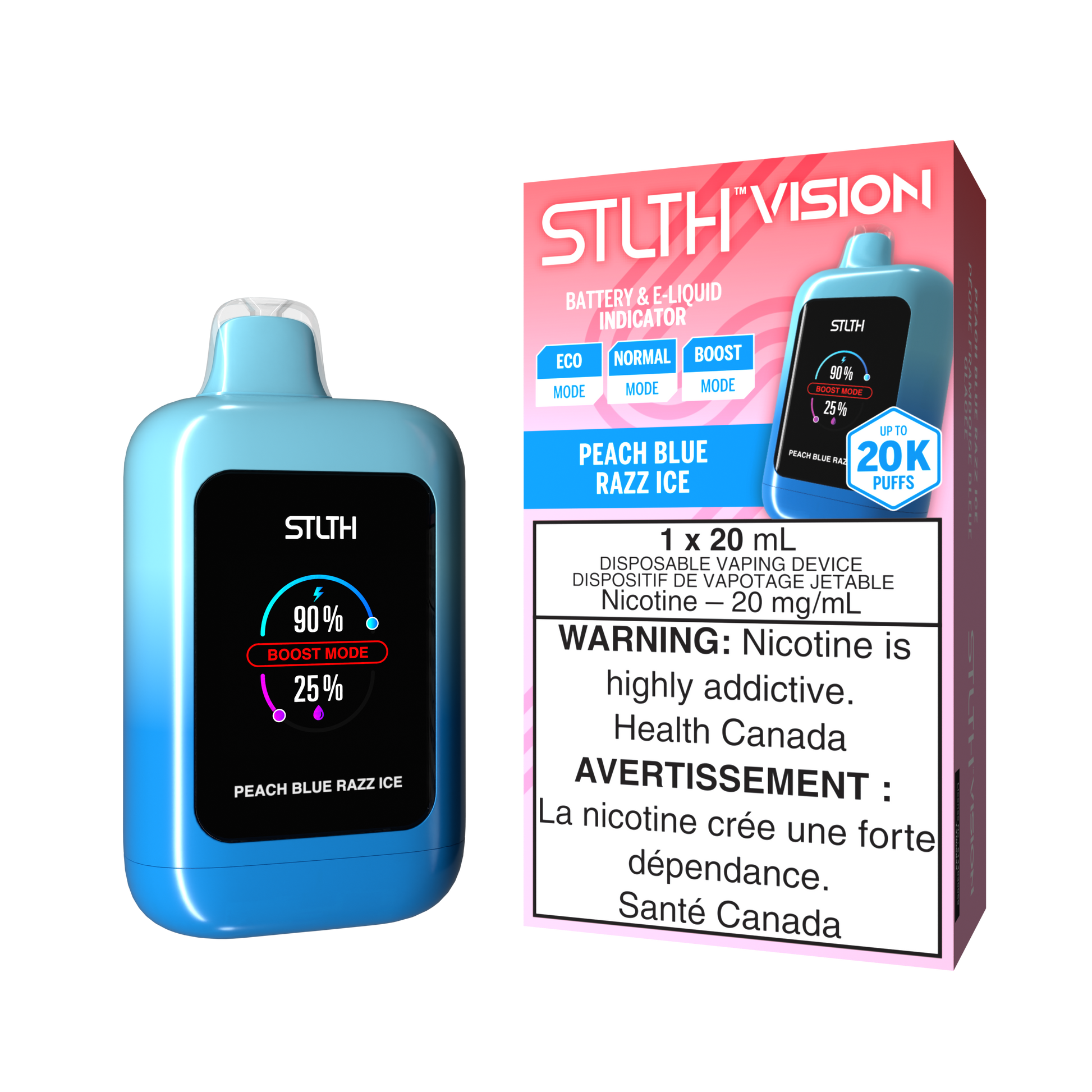 STLTH VISION - Peach Blue Razz Ice