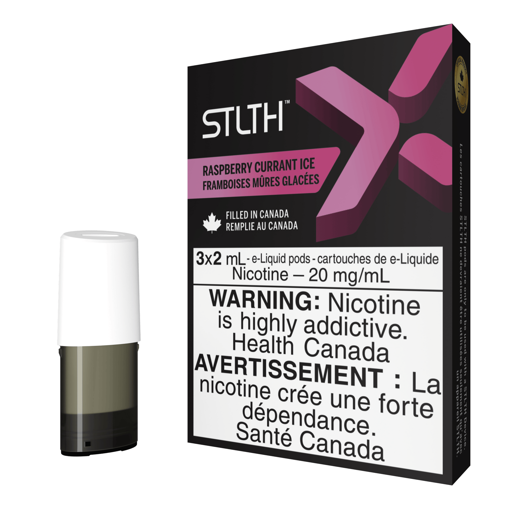 STLTH X Pod Pack - Raspberry Currant Ice