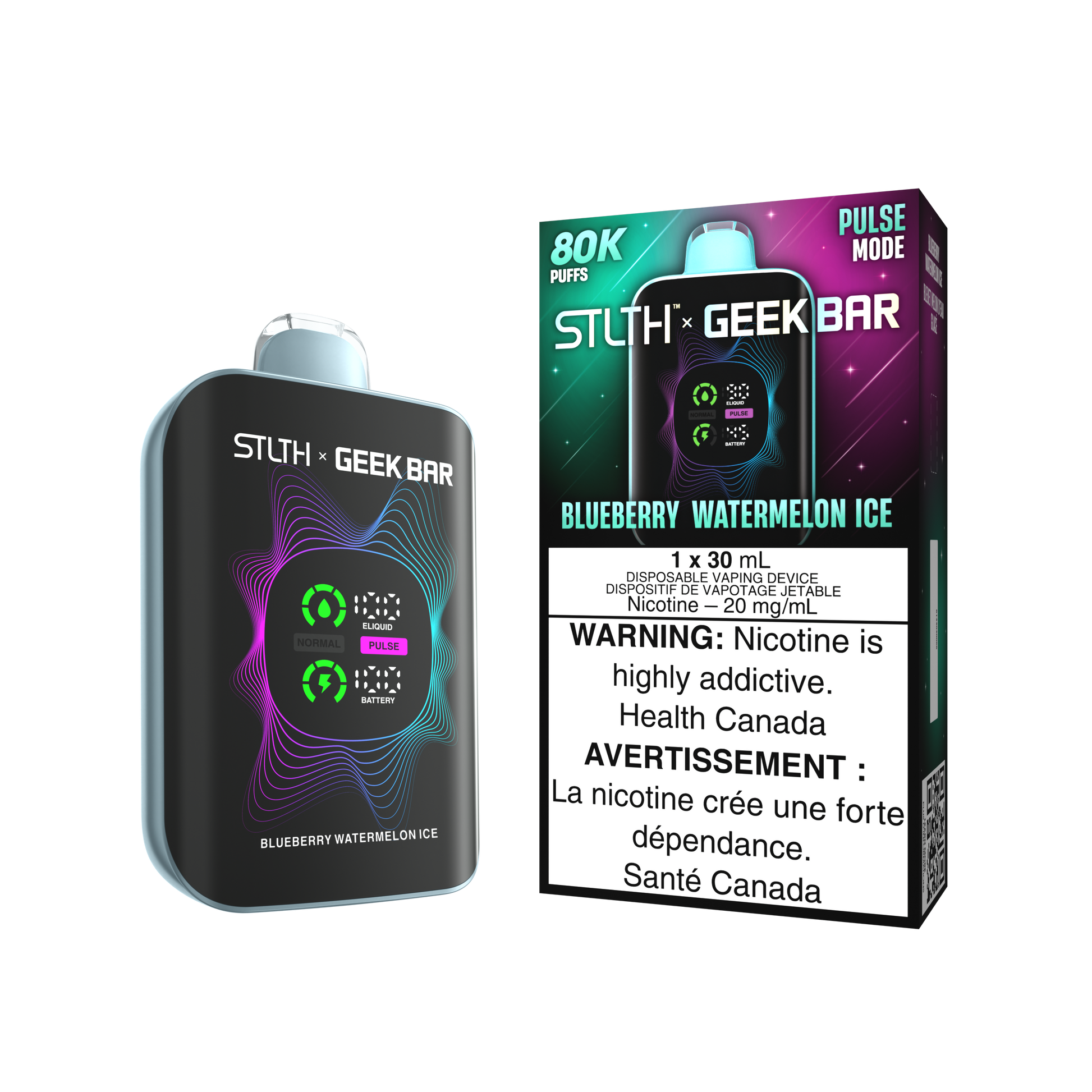 STLTH x GEEK BAR - Blueberry Watermelon Ice