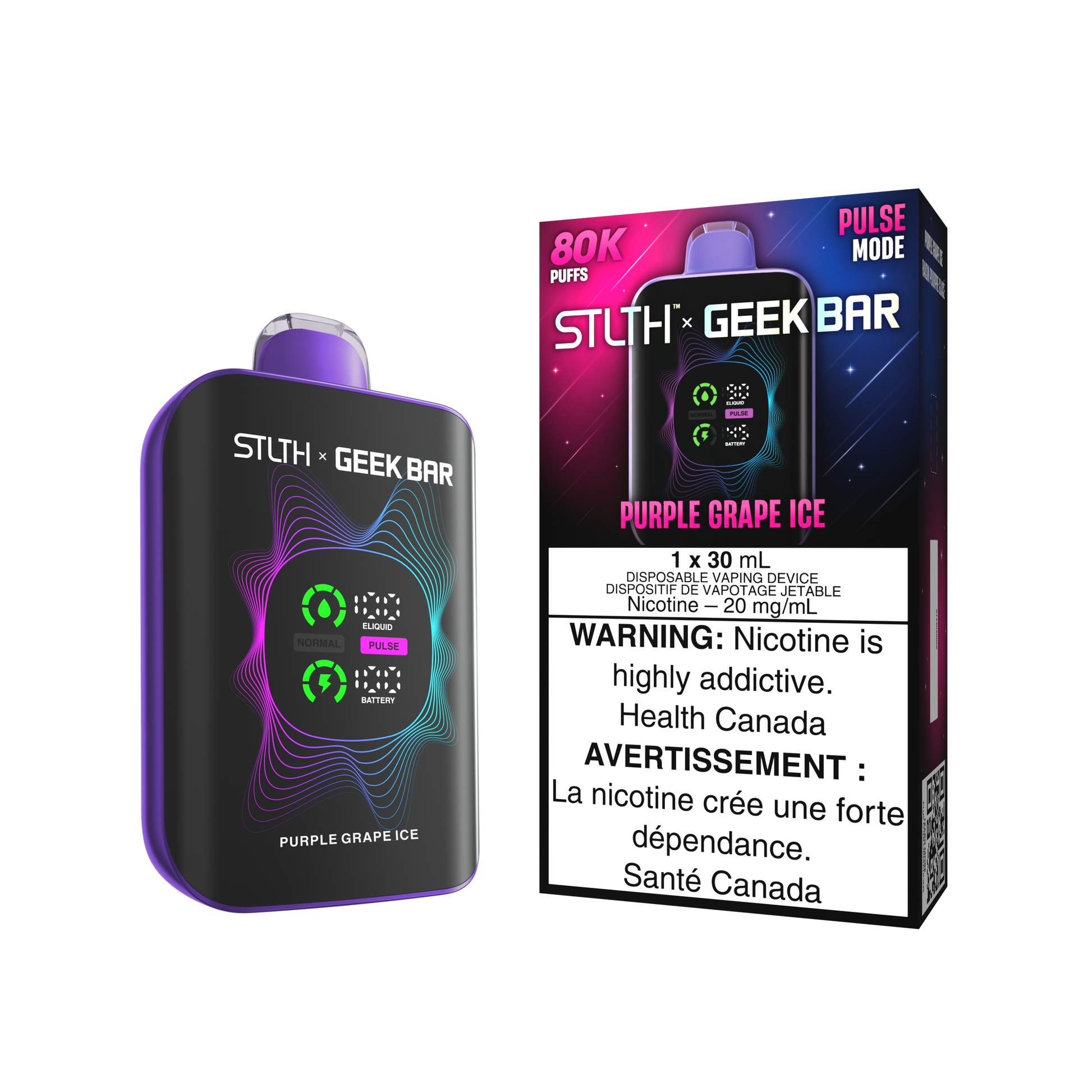 STLTH x GEEK BAR - Purple Grape Ice