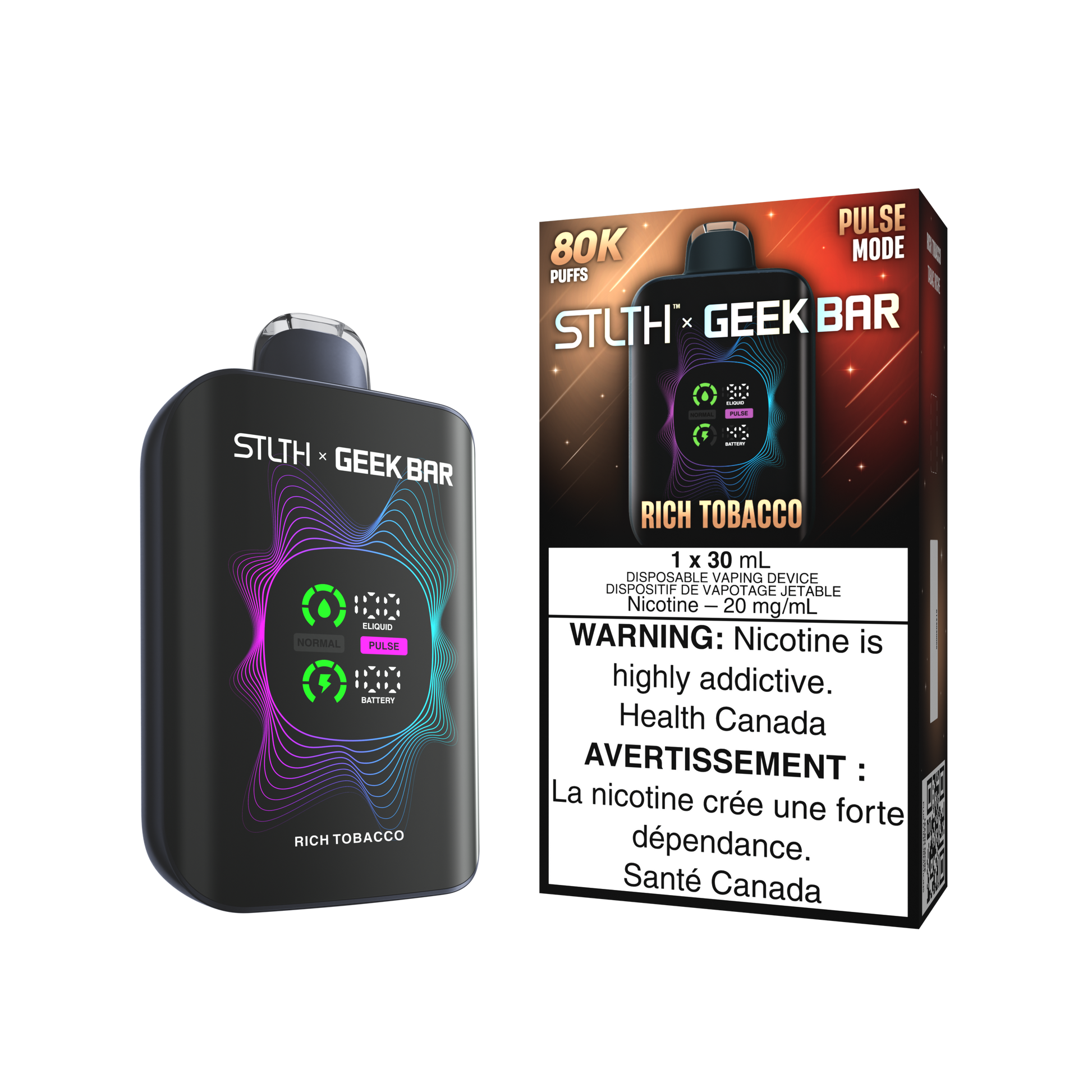 STLTH x GEEK BAR - Rich Tobacco