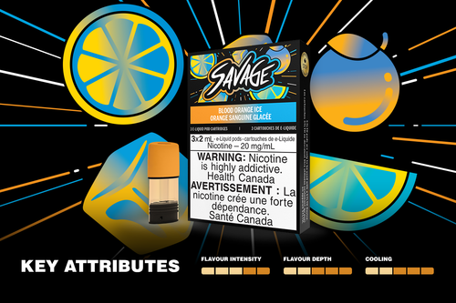 STLTH Product Overview: STLTH Savage Pods in Blood Orange Ice STLTH VAPE STLTH Product Overview: STLTH Savage Pods in Blood Orange Ice STLTH VAPE