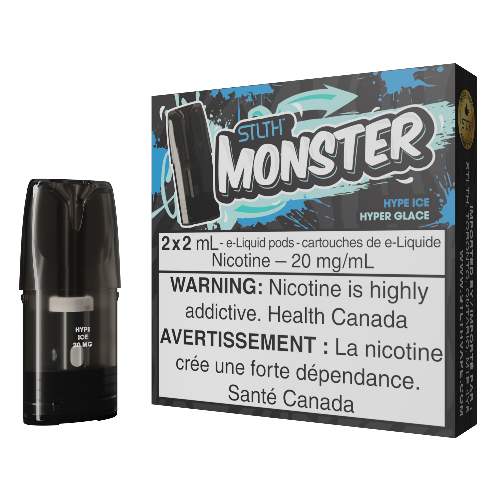 STLTH MONSTER Pod Pack - Hype Ice