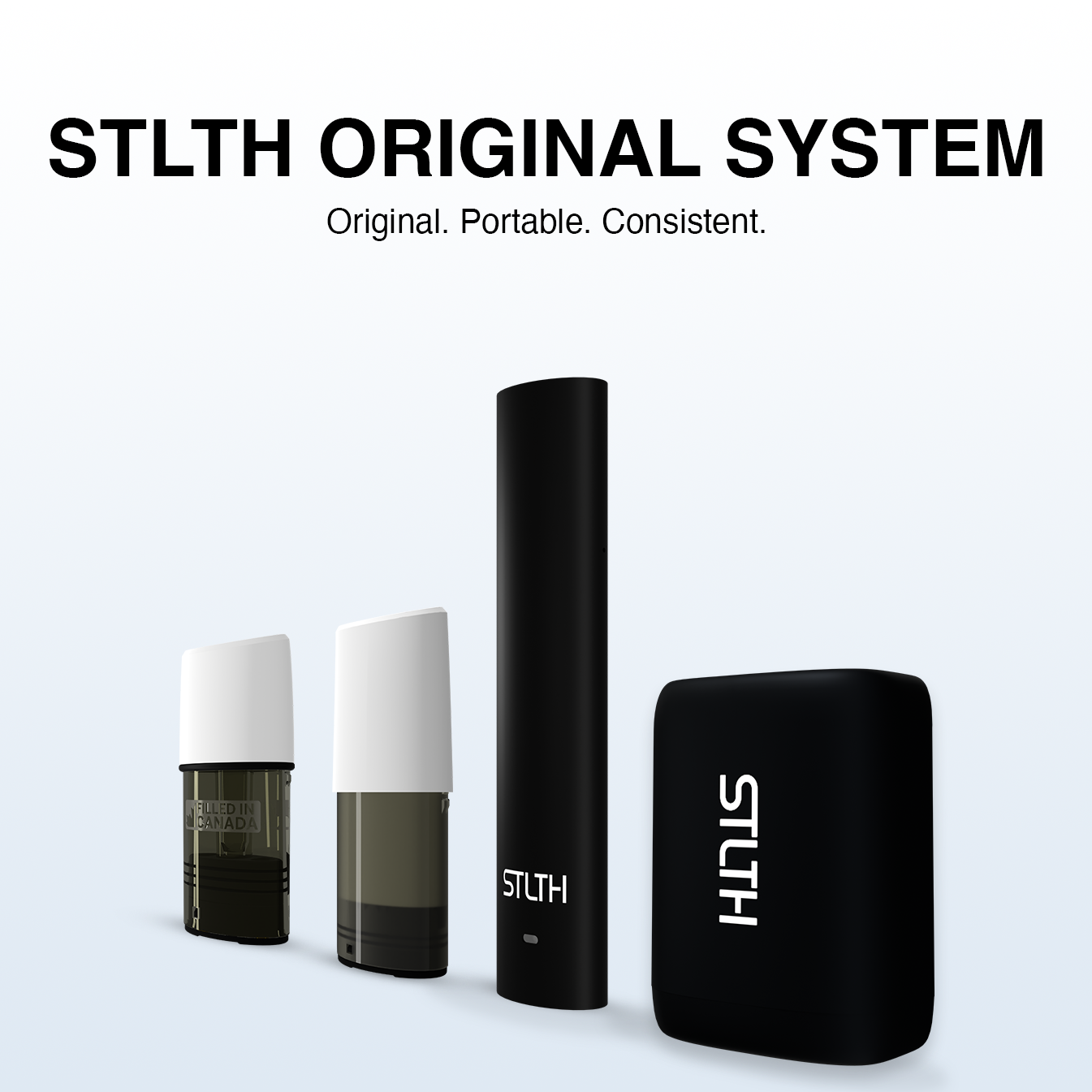 STLTH ORIGINAL SYSTEM: Original. Portable. Consistent.