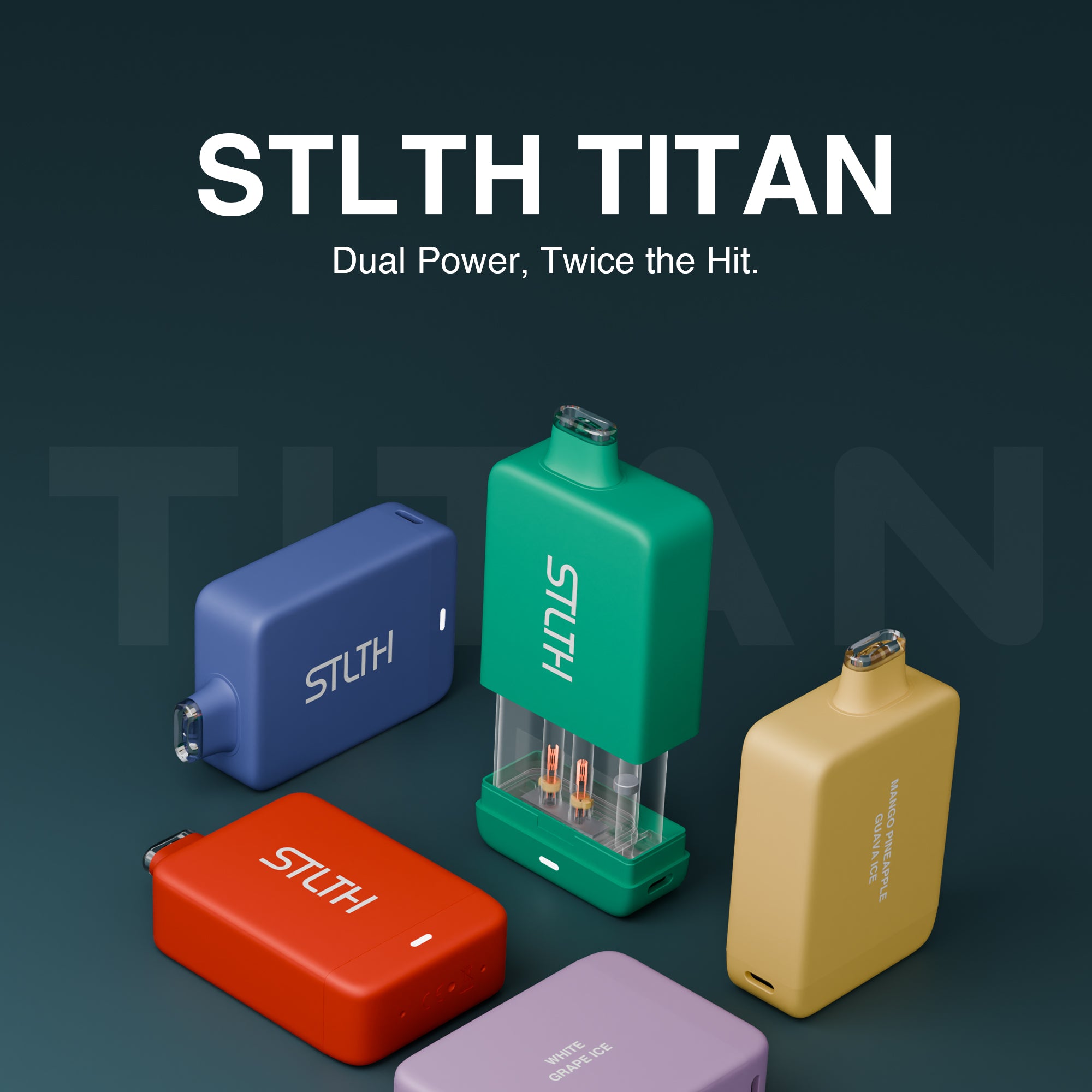 STLTH TITAN: Dual Power, Twice the Hit.