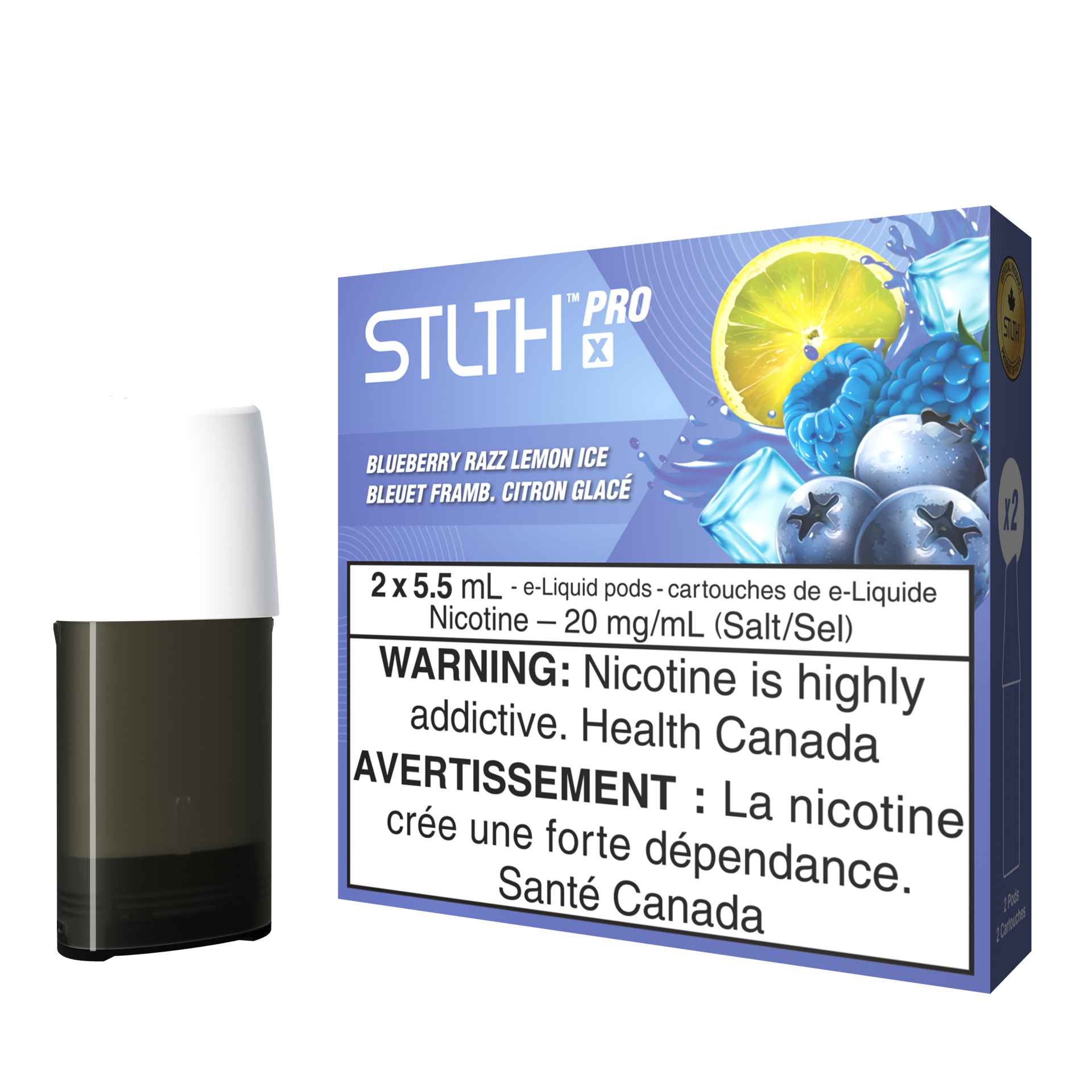 STLTH PRO X Pod Pack - Blueberry Razz Lemon Ice – STLTH VAPE