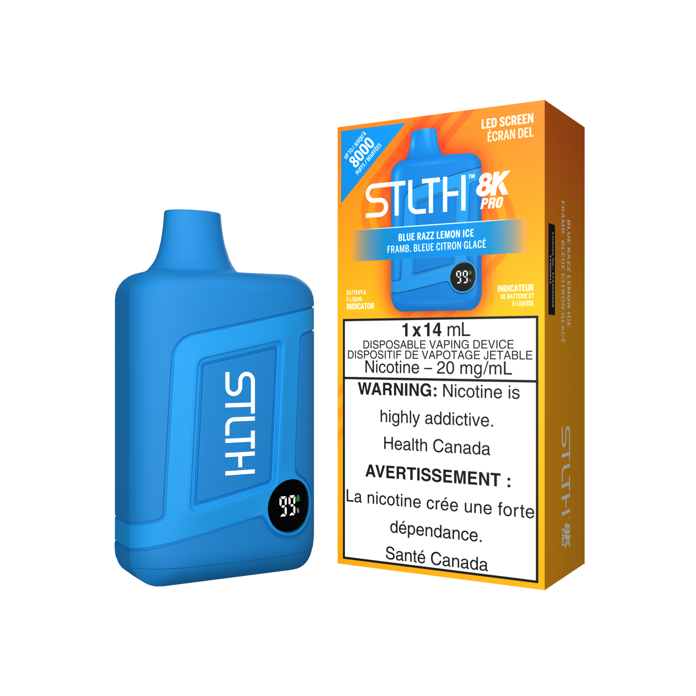 STLTH 8K PRO - Blue Razz Lemon Ice – STLTH VAPE