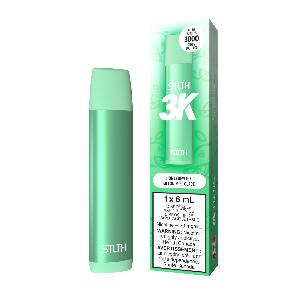 STLTH 3K Honeydew Ice STLTH VAPE
