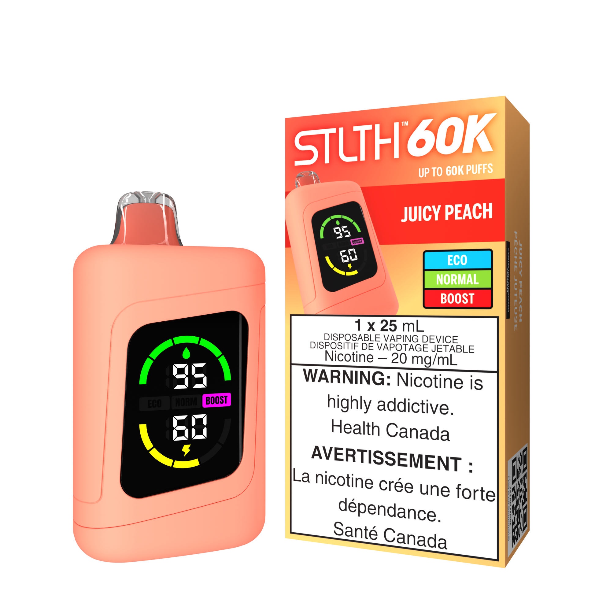 STLTH 60K - Juicy Peach