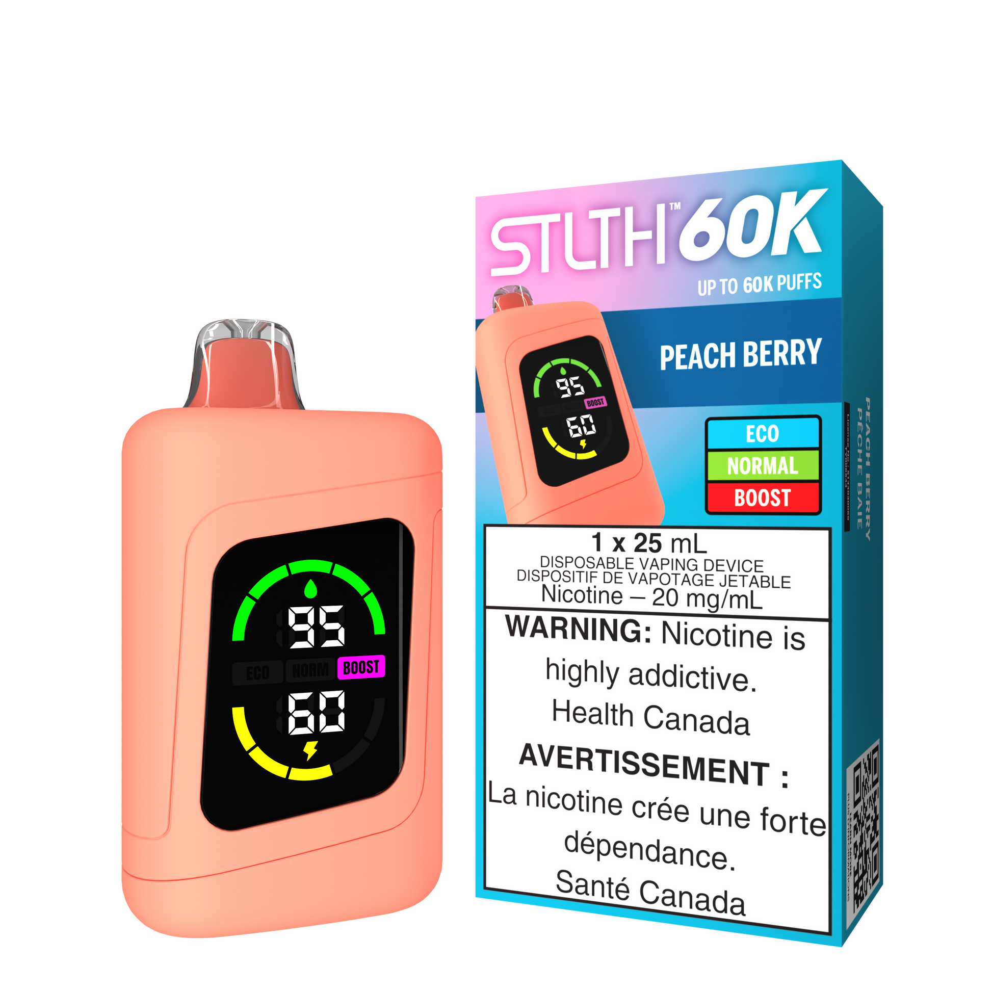 STLTH 60K - Peach Berry