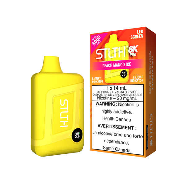 STLTH 8K PRO - Peach Mango Ice STLTH VAPE STLTH 8K PRO - Peach Mango Ice STLTH VAPE