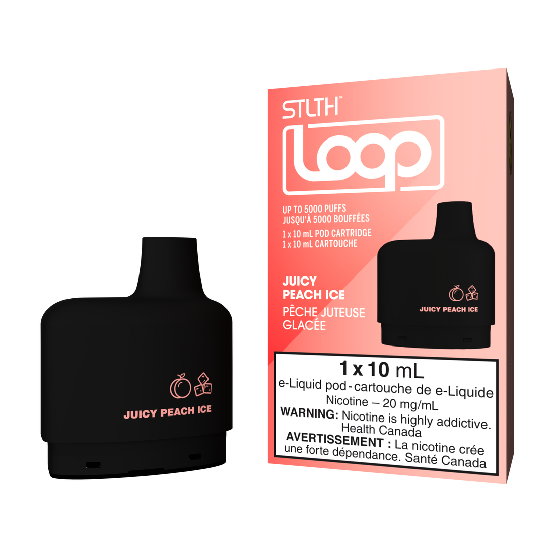 Stlth Loop Pod Pack Juicy Peach Ice Stlth Vape