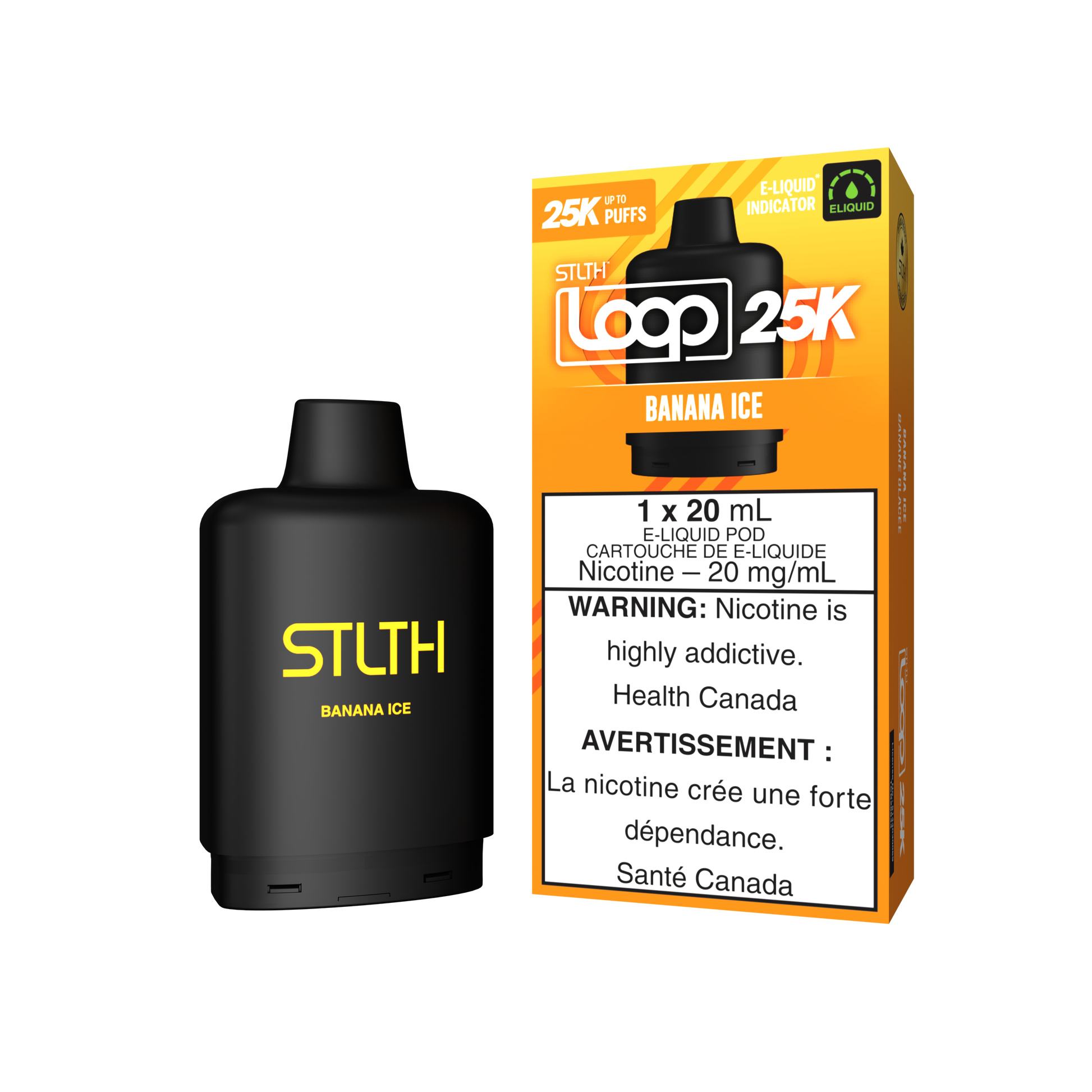 STLTH LOOP 25K Pod Pack - Banana Ice