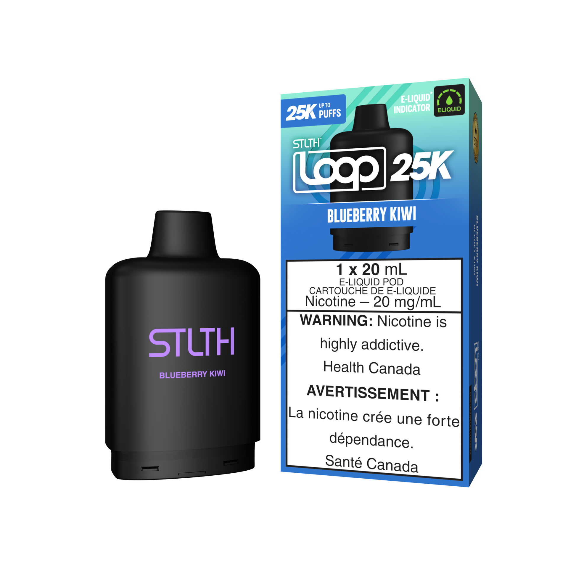 STLTH LOOP 25K Pod Pack - Blueberry Kiwi