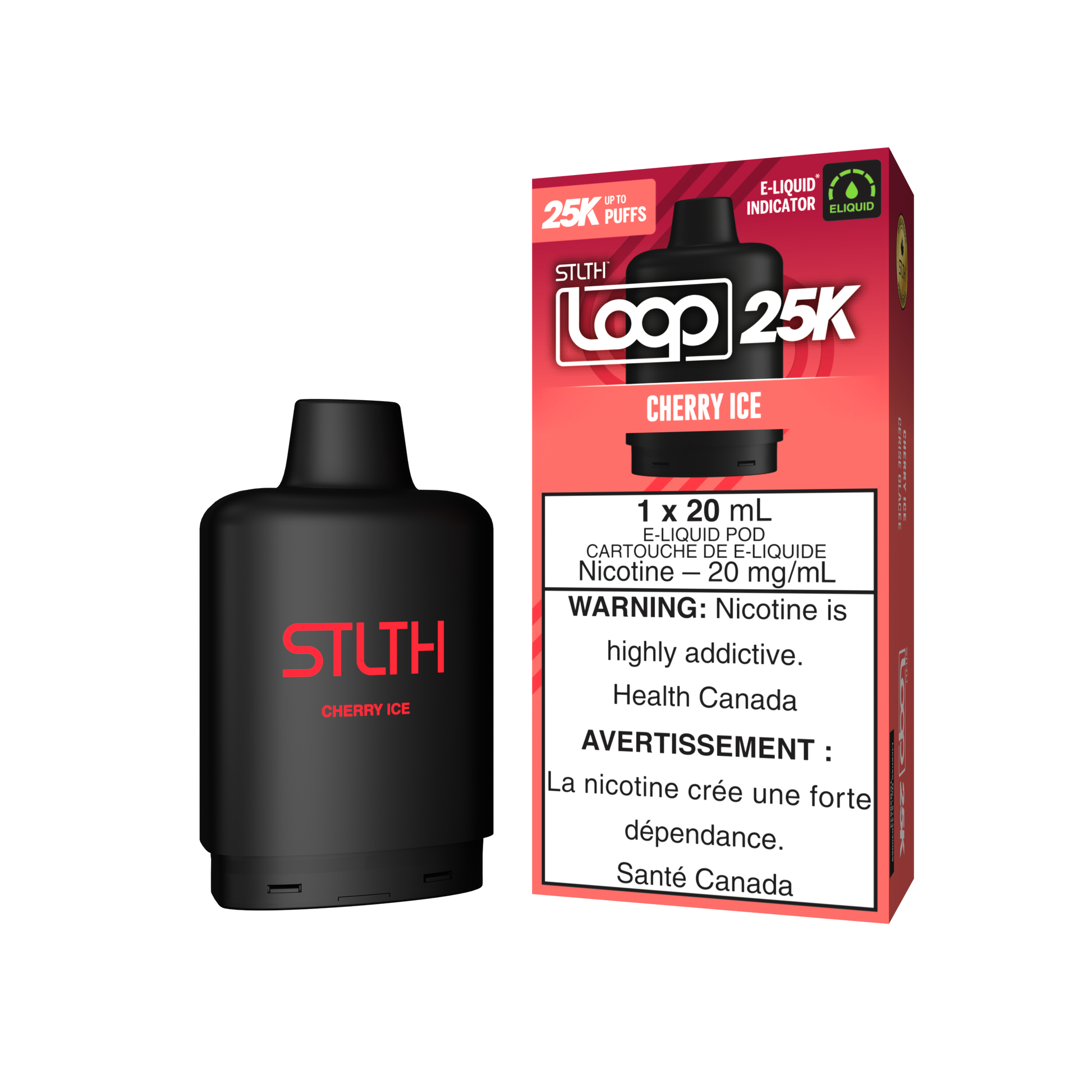 STLTH LOOP 25K Pod Pack - Cherry Ice