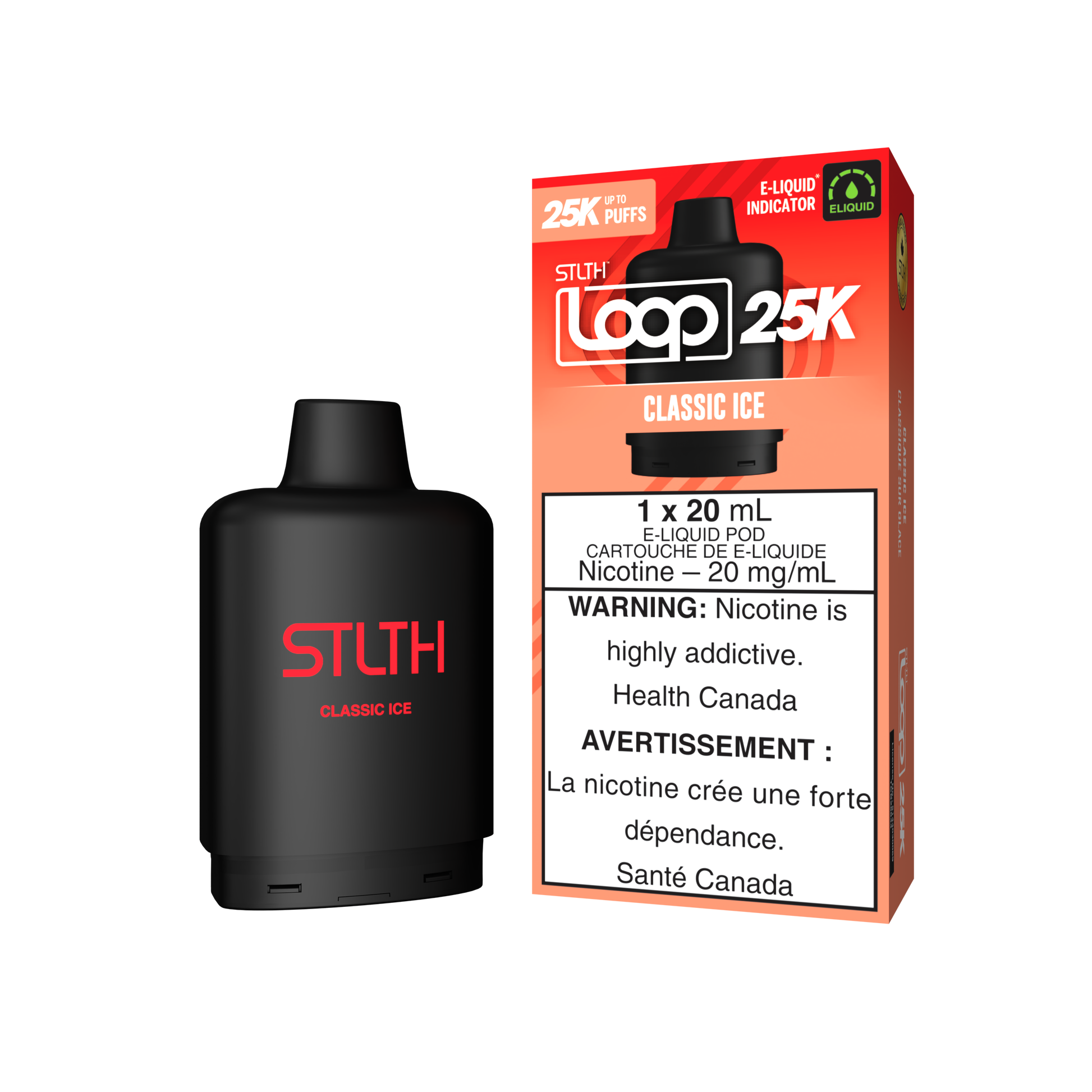 STLTH LOOP 25K Pod Pack - Classic Ice