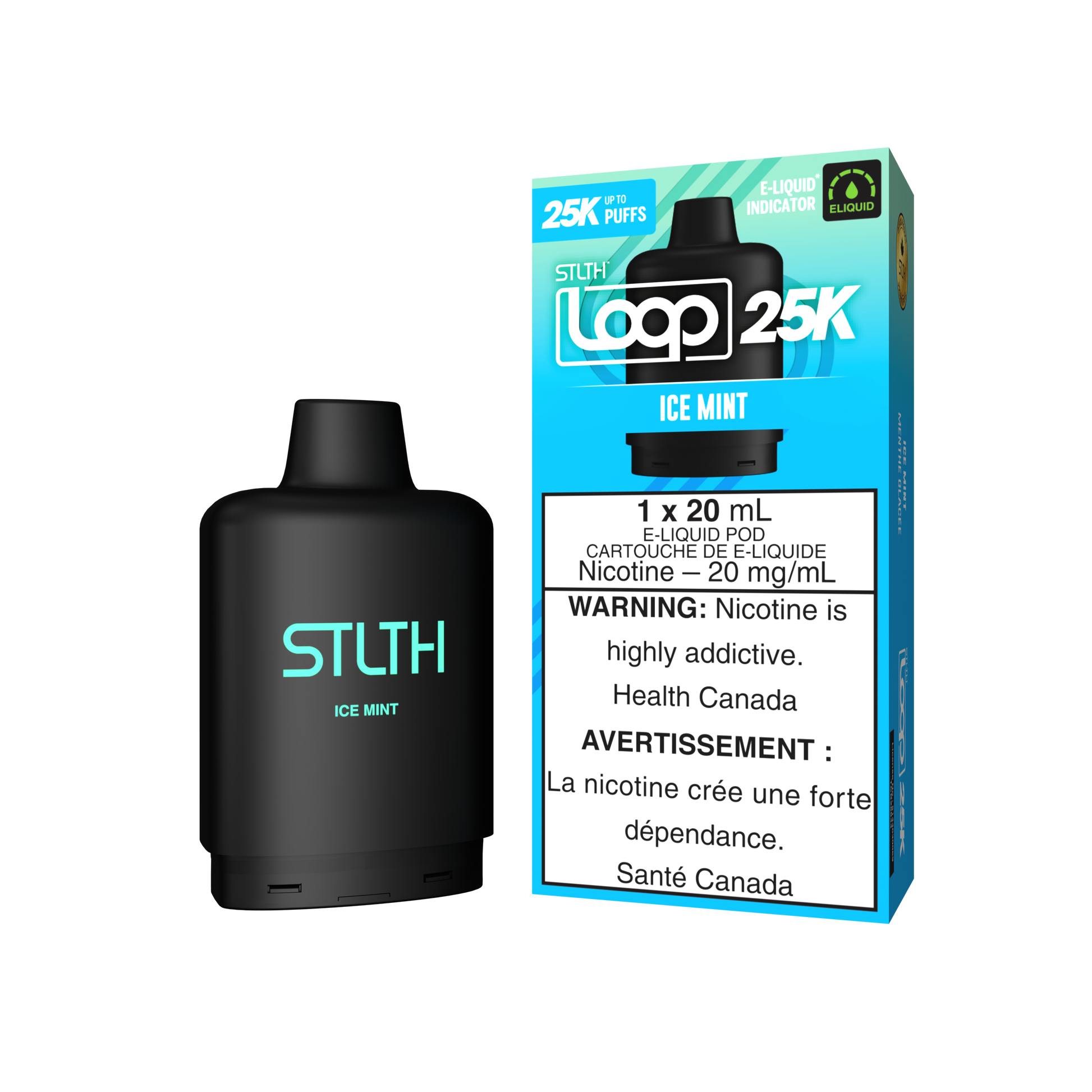 STLTH LOOP 25K Pod Pack - Ice Mint