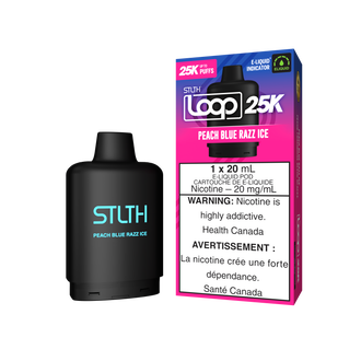 STLTH LOOP 25K Pod Pack - Peach Blue Razz Ice