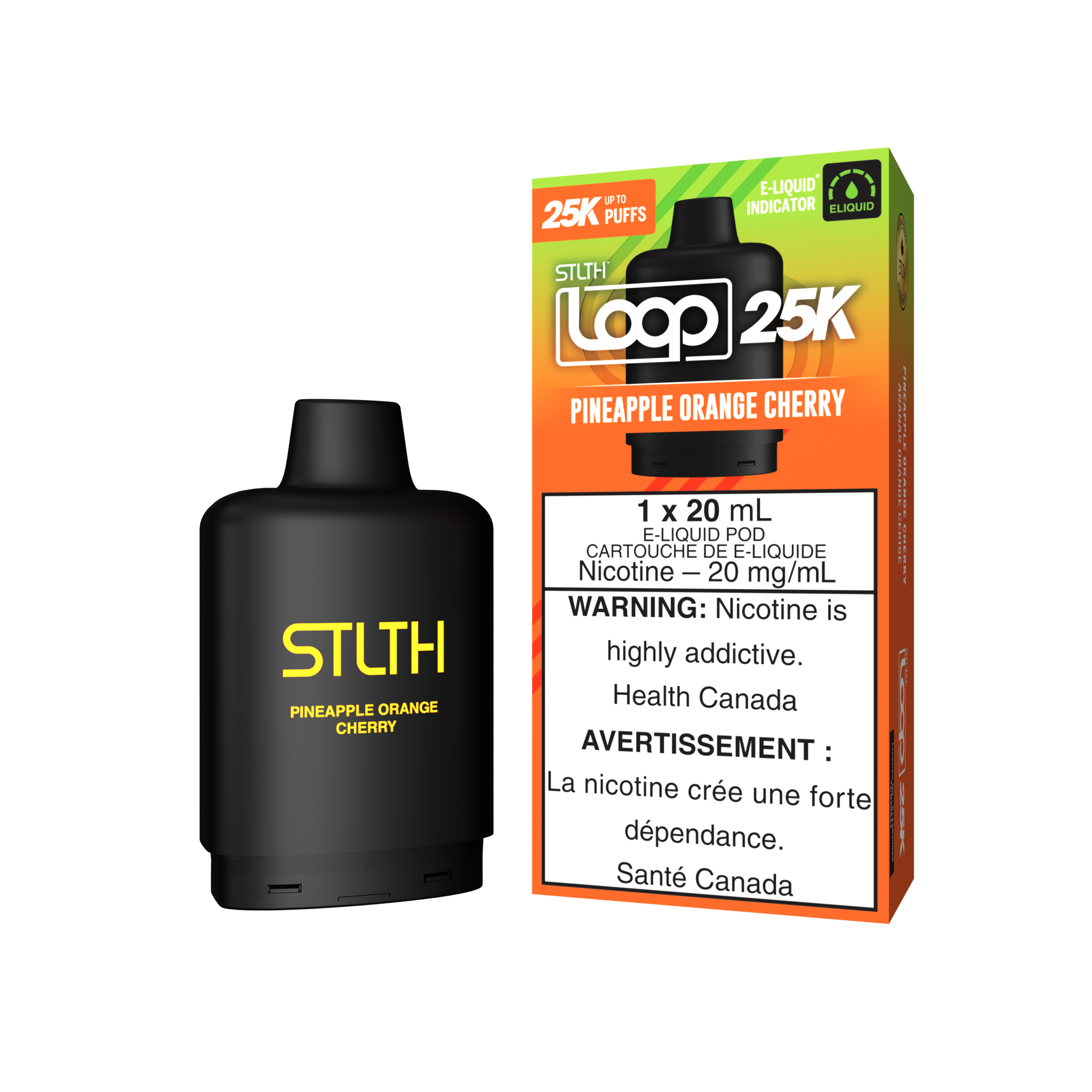 STLTH LOOP 25K Pod Pack - Pineapple Orange Cherry