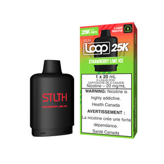 STLTH LOOP 25K Pod Pack - Strawberry Lime Ice