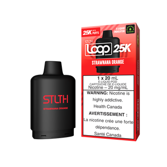 STLTH LOOP 25K Pod Pack - Strawnana Orange