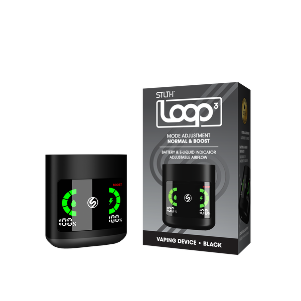 STLTH LOOP 3 Device Type C - Black  STLTH VAPE