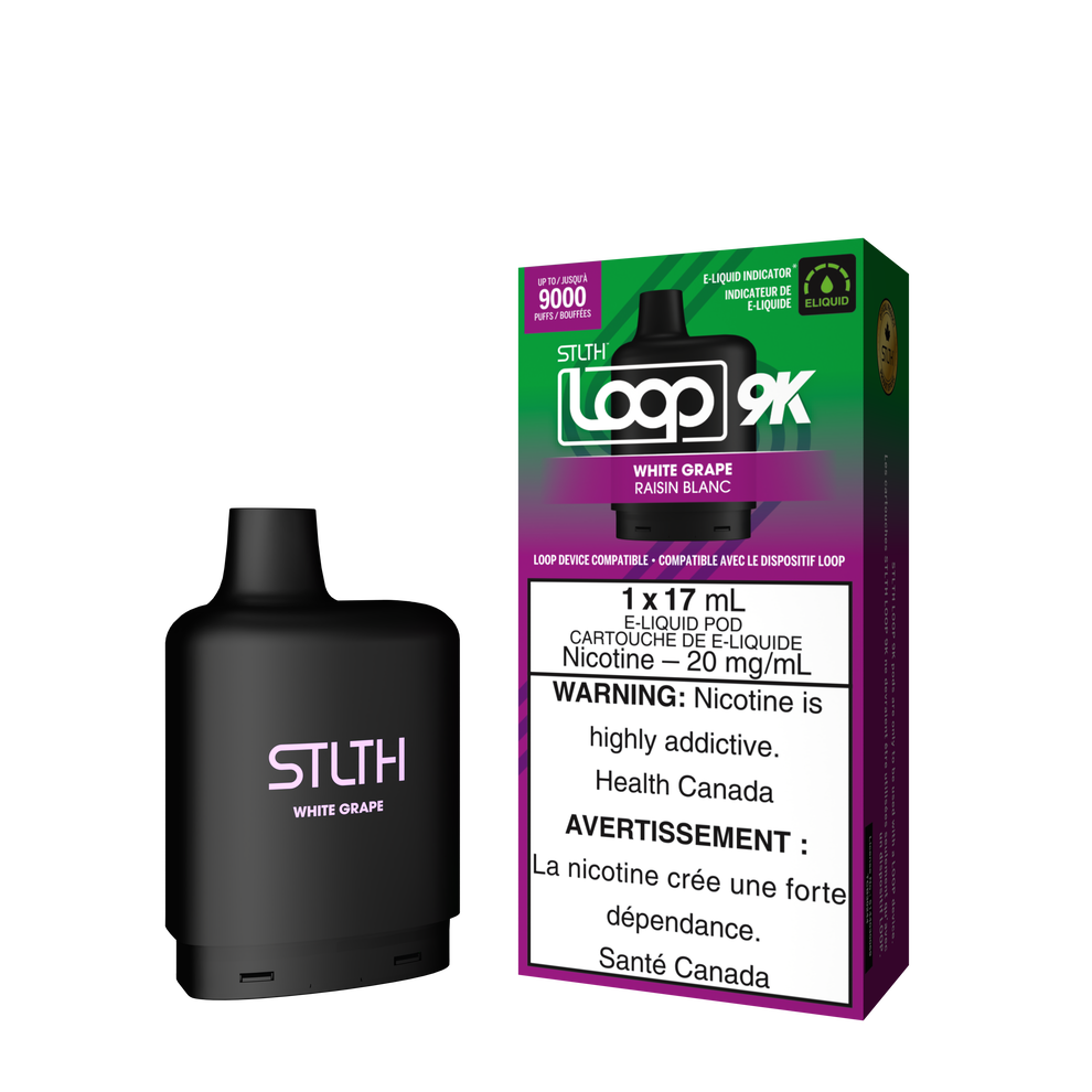 STLTH LOOP 9K Pod Pack White Grape STLTH VAPE