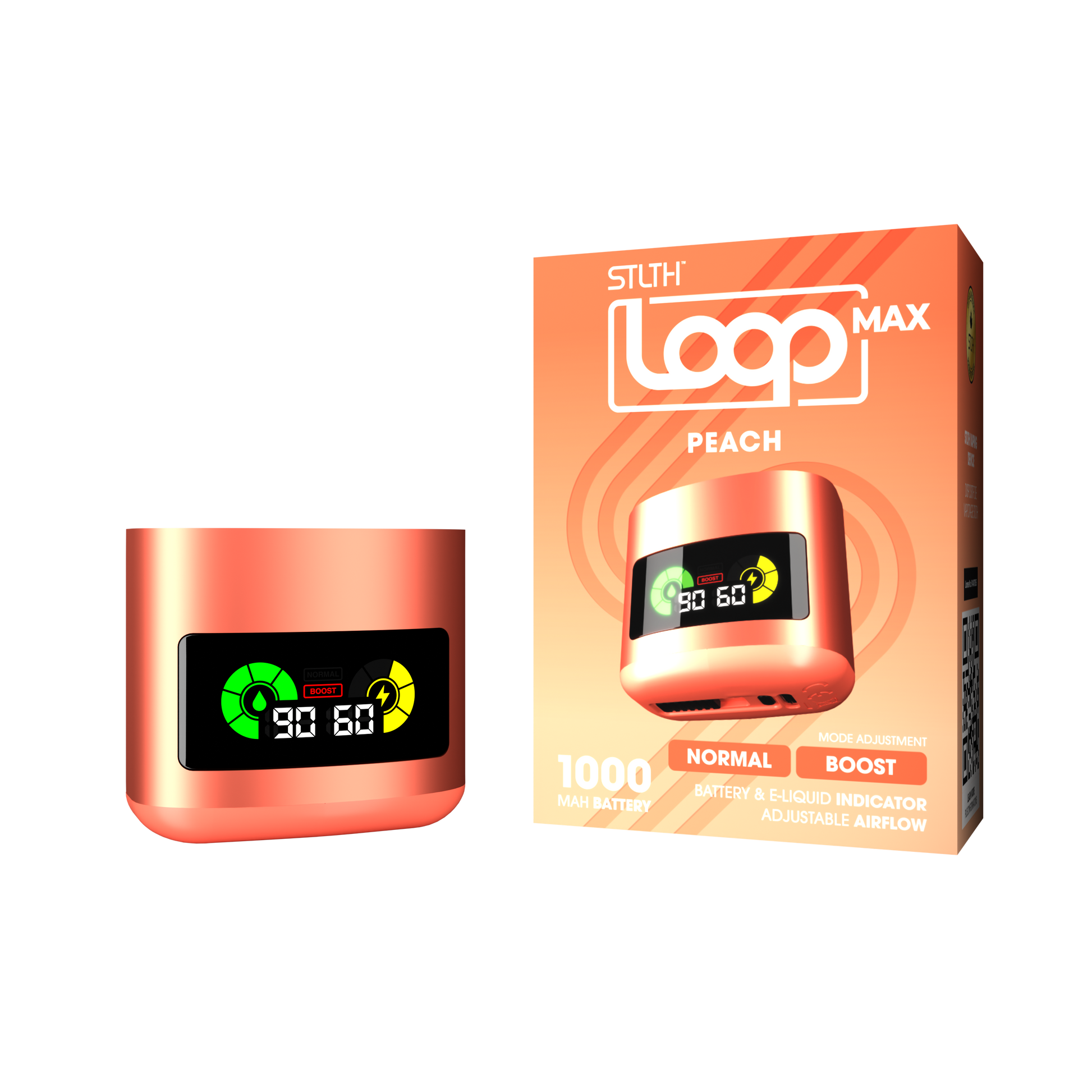 STLTH LOOP MAX DEVICE - Peach