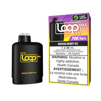 STLTH LOOP MAX Pod Pack - Banana Berry Ice