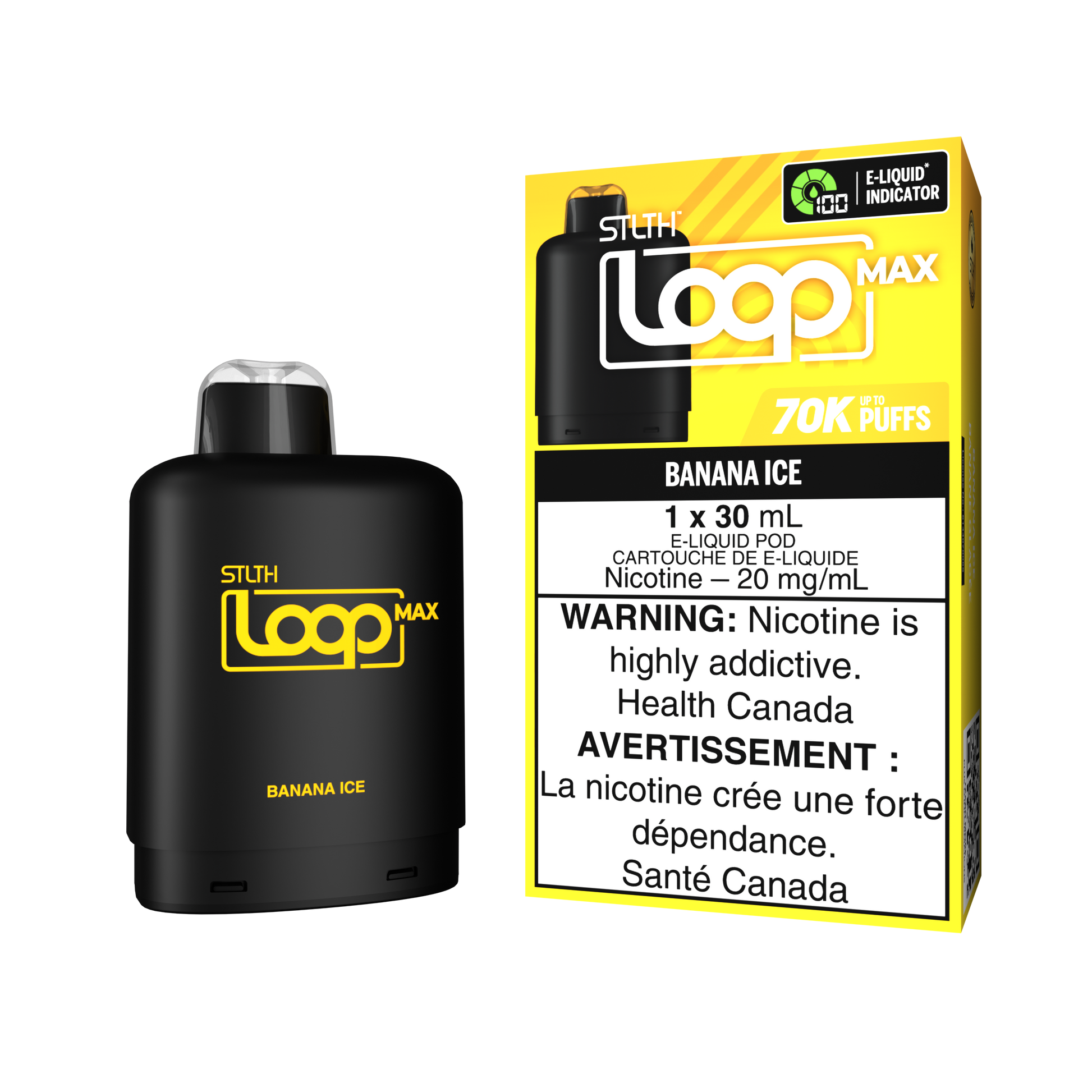 STLTH LOOP MAX POD PACK - Banana Ice