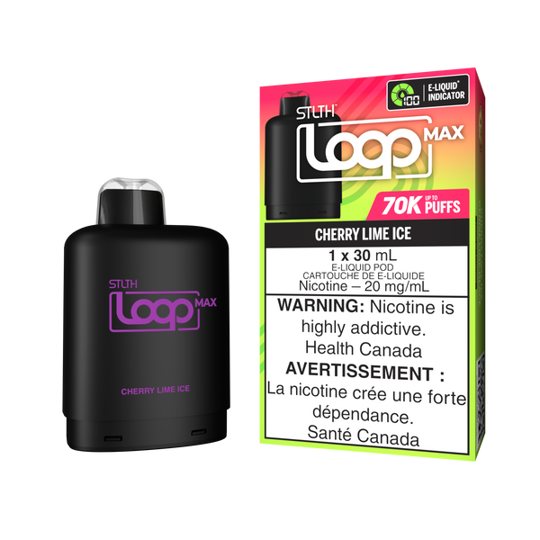 STLTH LOOP MAX Pod Pack - Cherry Lime Ice  STLTH VAPE