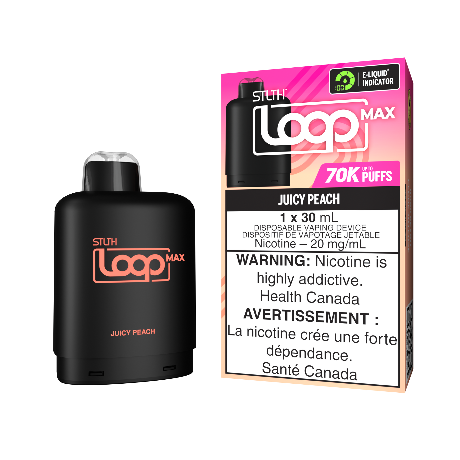 STLTH LOOP MAX Pod Pack - Juicy Peach