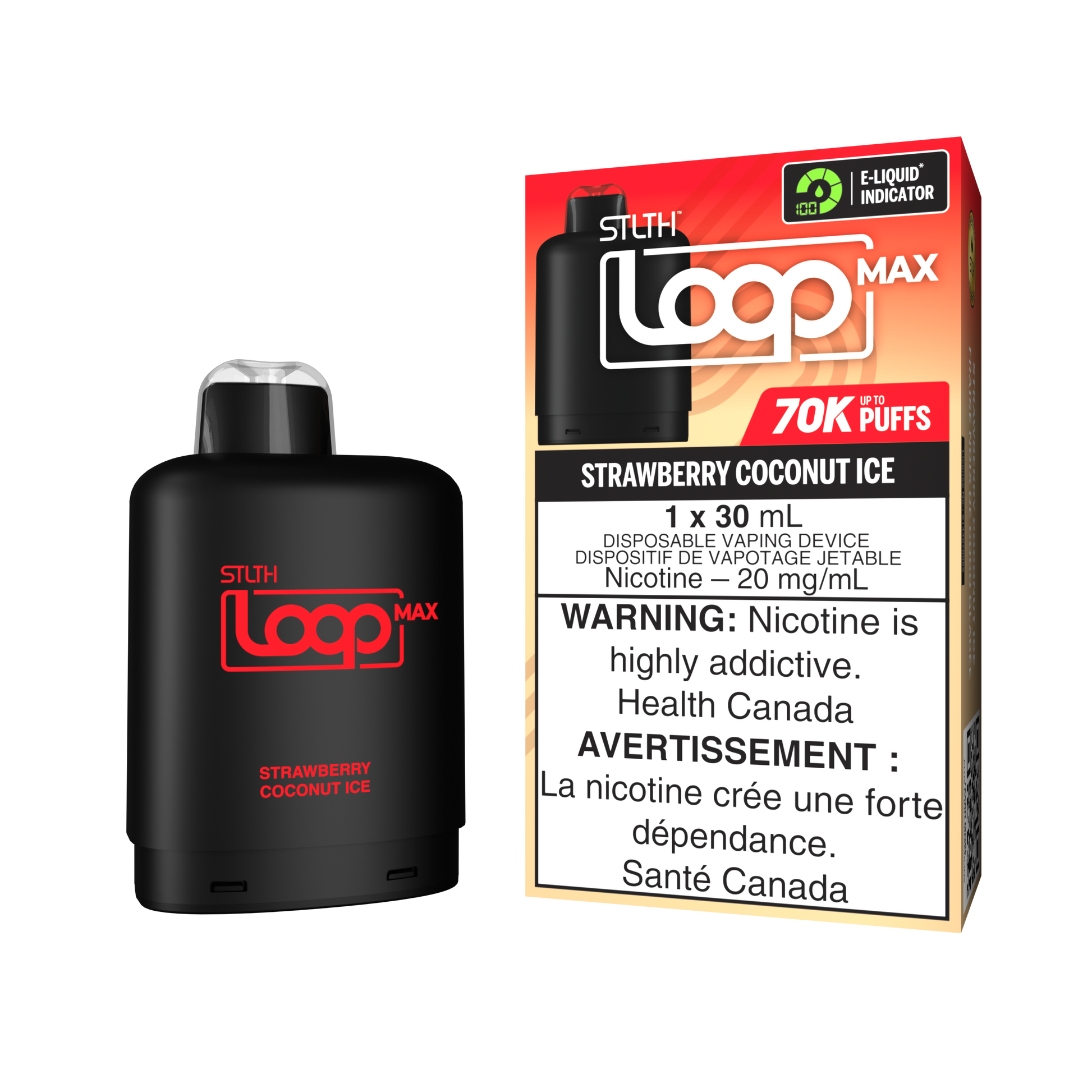 STLTH LOOP MAX Pod Pack - Strawberry Coconut Ice