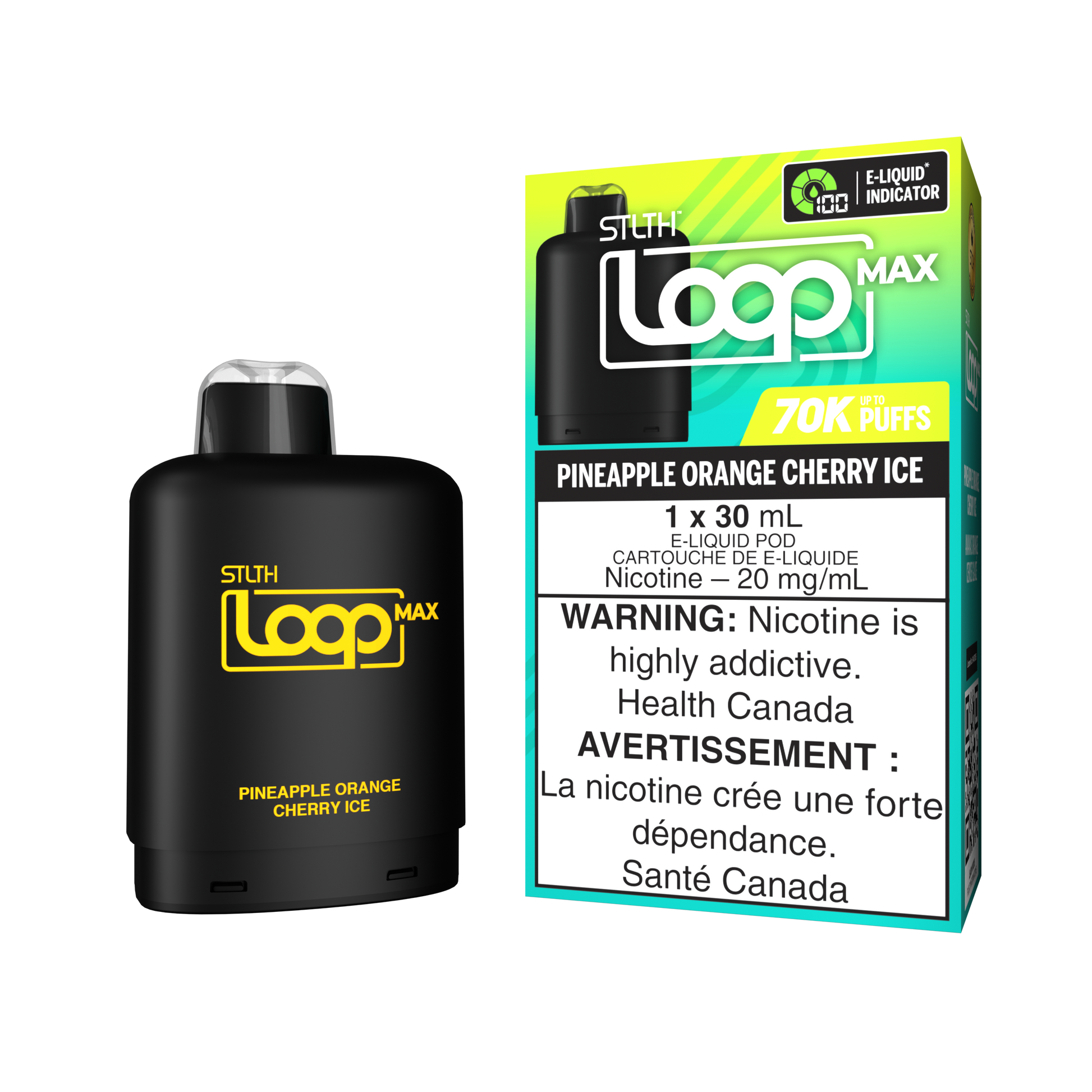 STLTH LOOP MAX POD PACK - Pineapple Orange Cherry Ice