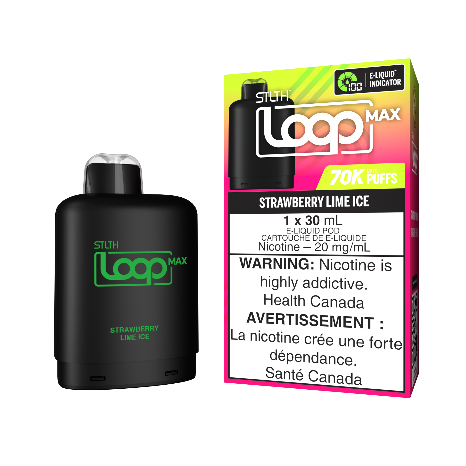 STLTH LOOP MAX POD PACK - Strawberry Lime Ice