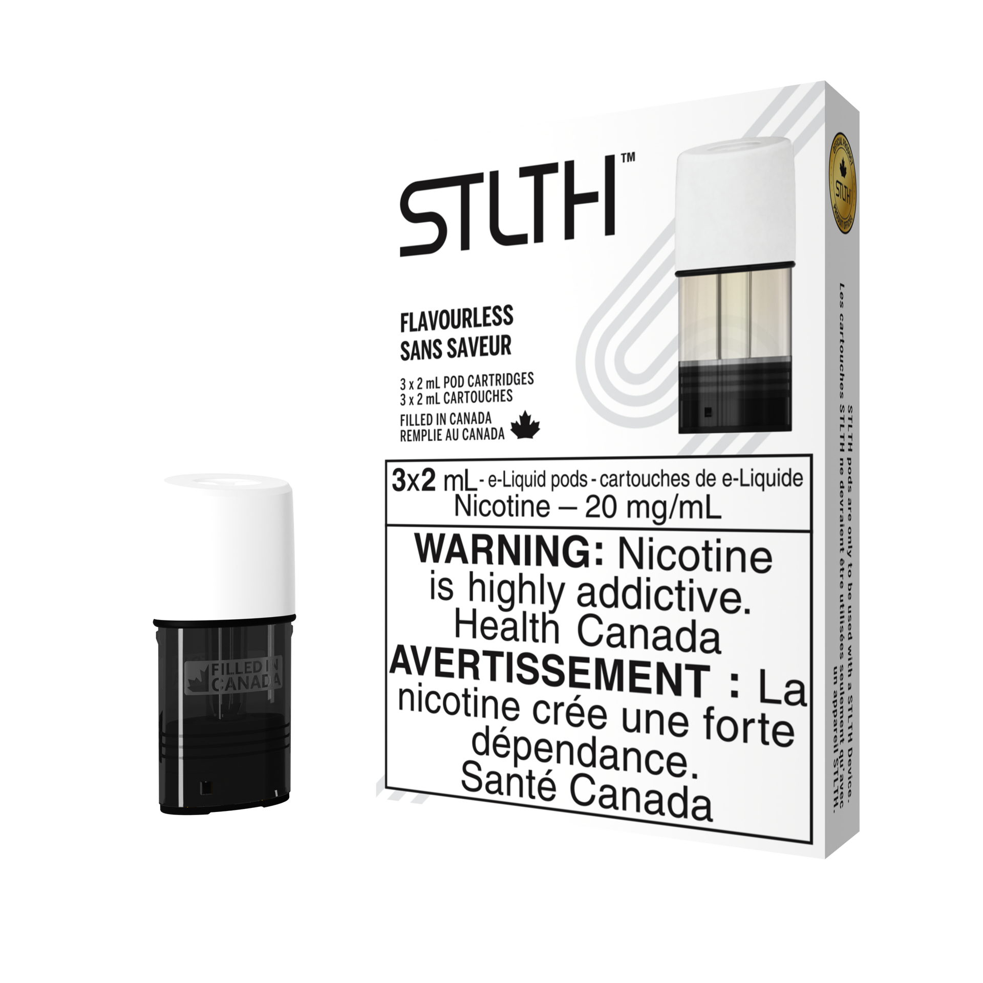 STLTH Pod Pack - Flavourless STLTH VAPE STLTH Pod Pack - Flavourless STLTH VAPE
