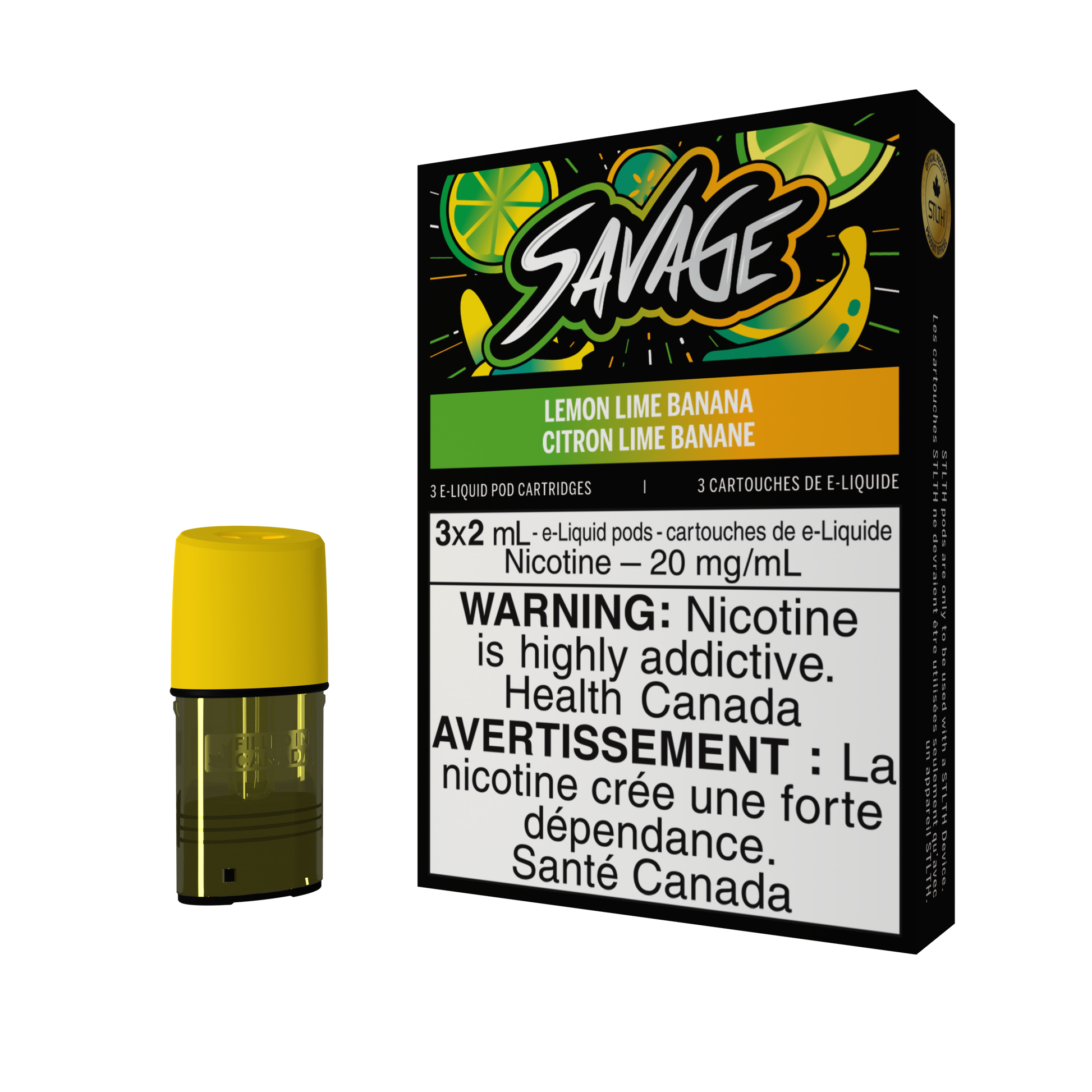 SAVAGE Pod Pack - Lemon Lime Banana