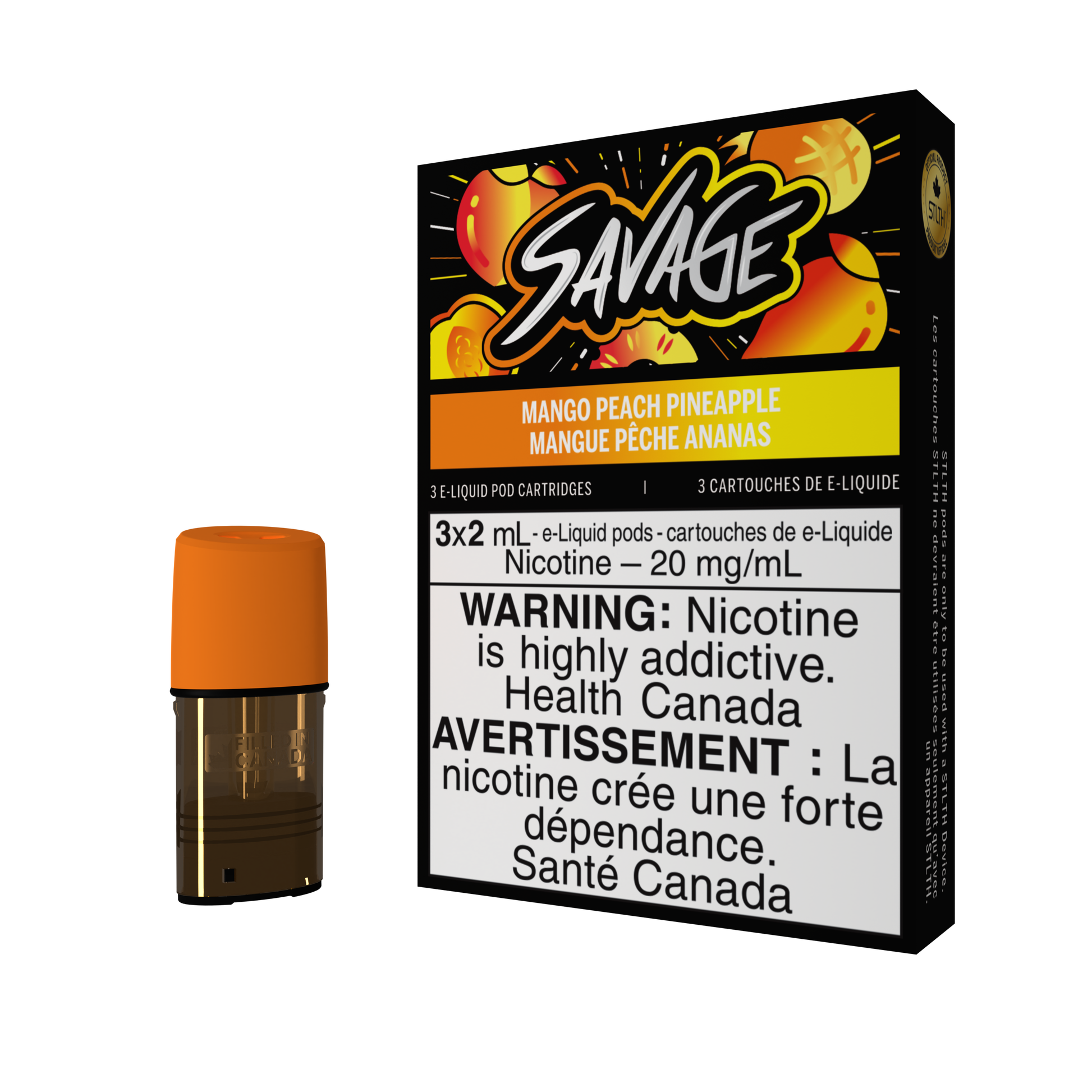 SAVAGE Pod Pack - Mango Peach Pineapple