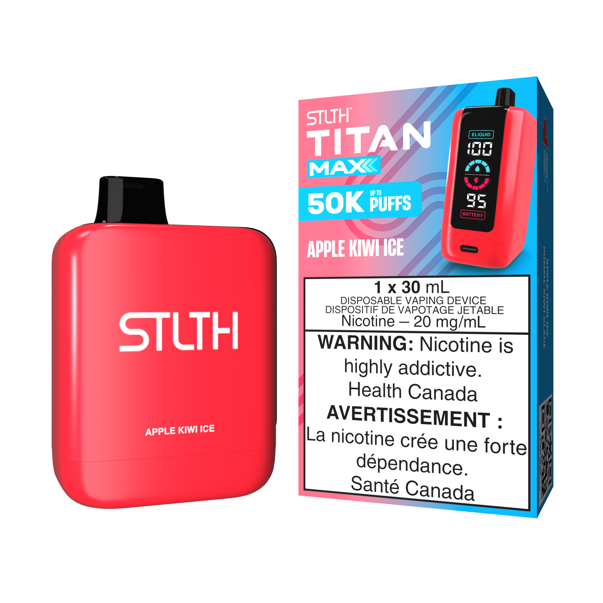 STLTH TITAN MAX - Apple Kiwi Ice